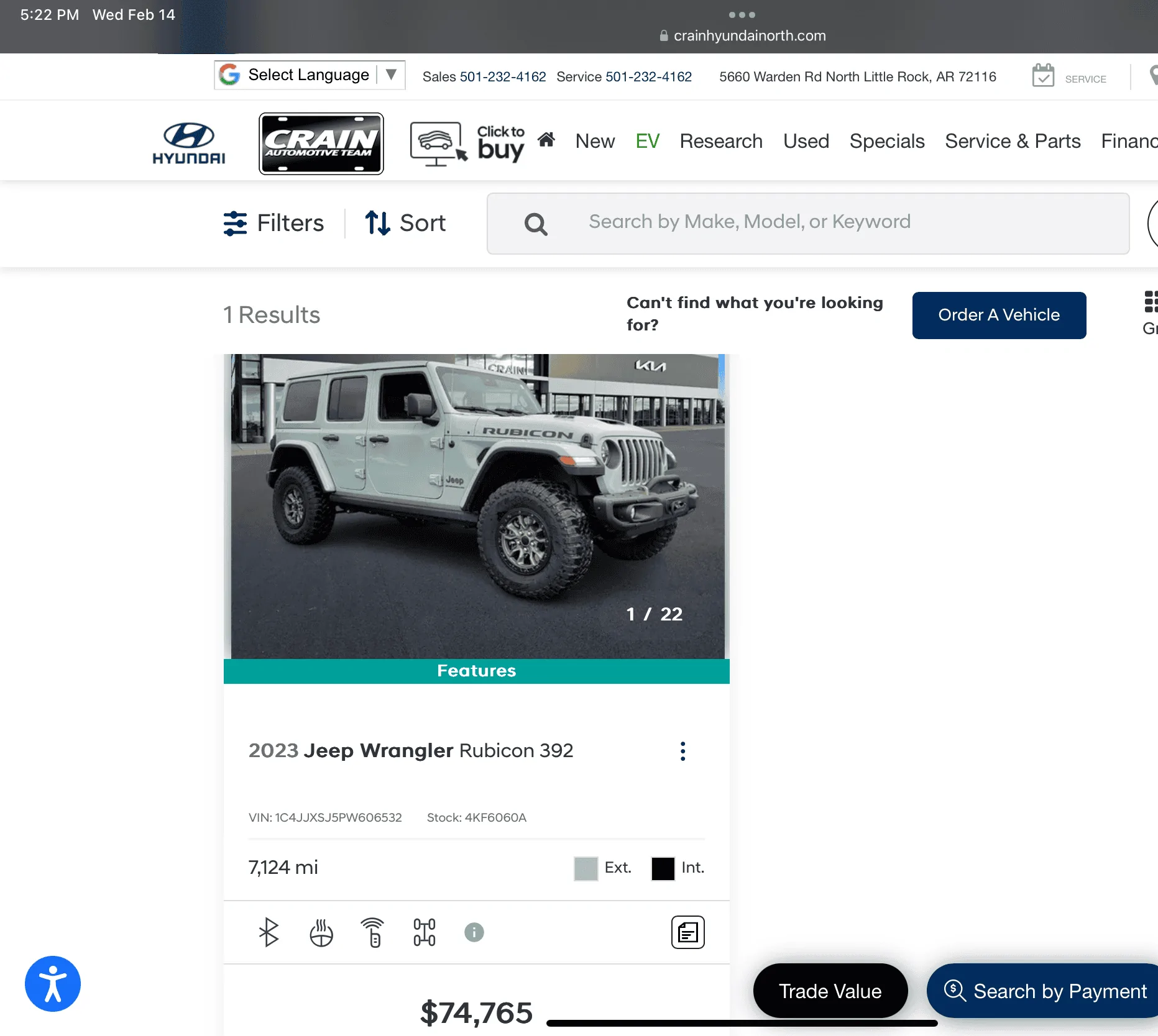 Jeep Wrangler JL used 392 1707953274940