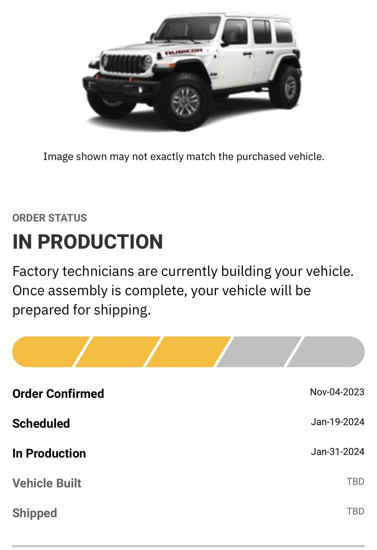 Jeep Wrangler JL 2024 Order (still) Waiting Room IMG_8189