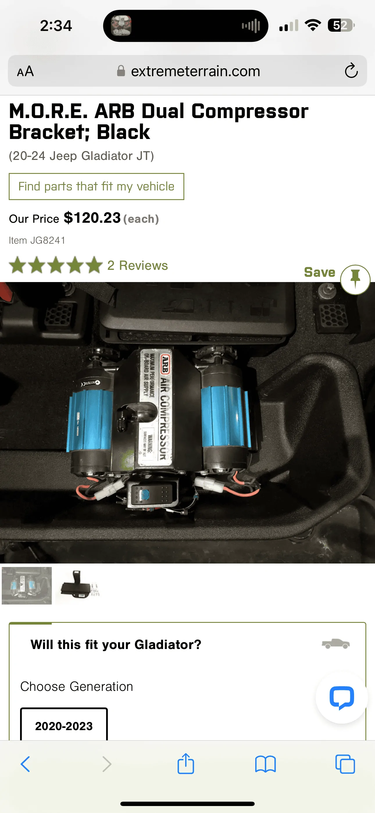 Jeep Wrangler JL MOORE Dual Arb Mount IMG_7595