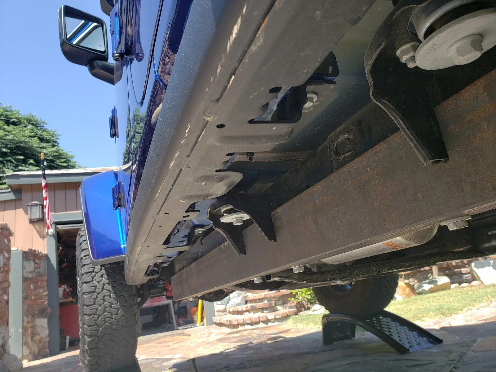 Jeep Wrangler JL Bullet proof bolt on sliders 20180906_111244