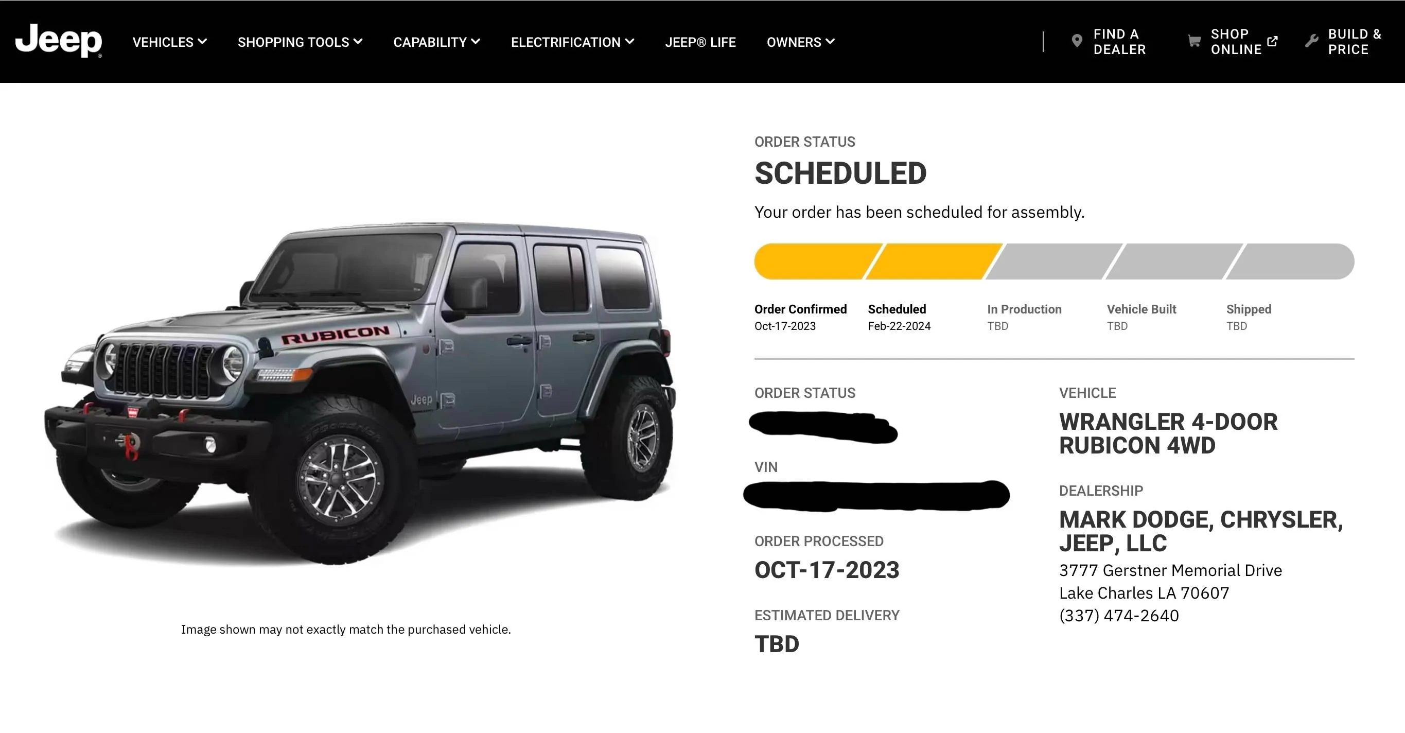 Jeep Wrangler JL 2024 Anvil Order Room IMG_0611
