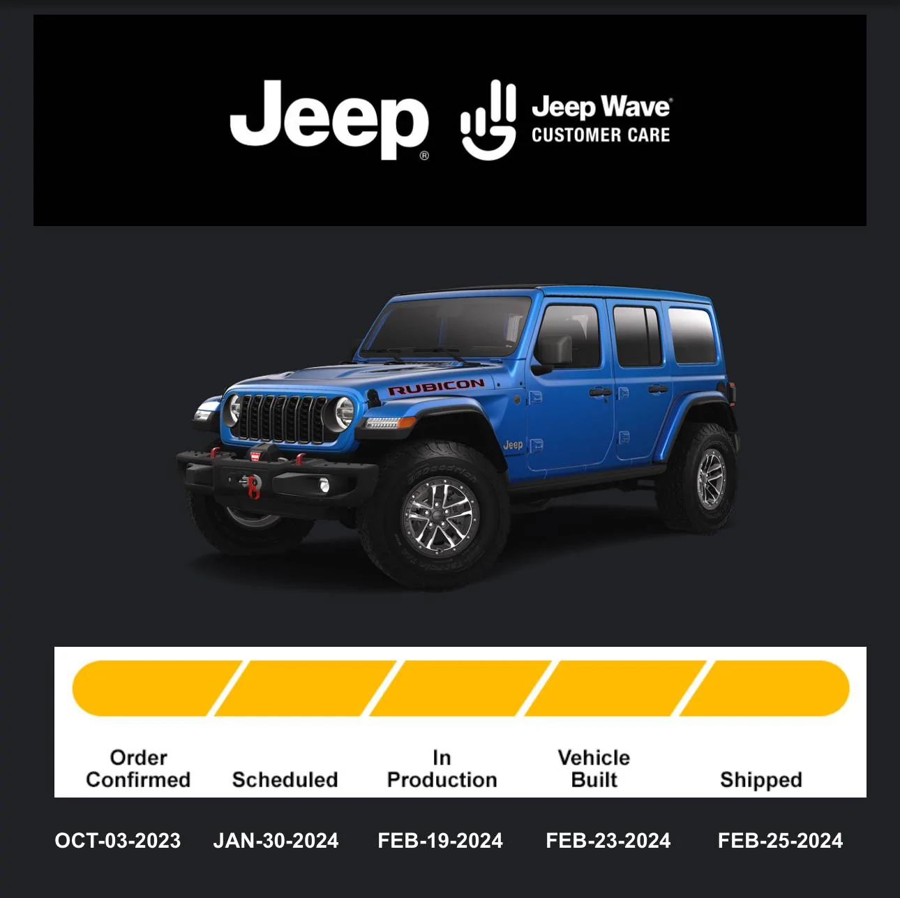 Jeep Wrangler JL 2024 Order Waiting Room IMG_3029
