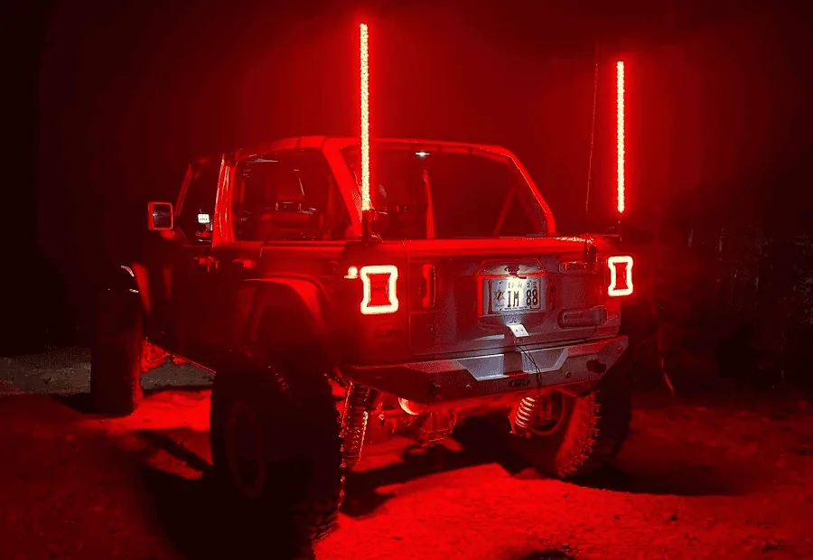 Jeep Wrangler JL Lighted whips: most reliable? 1709188919180
