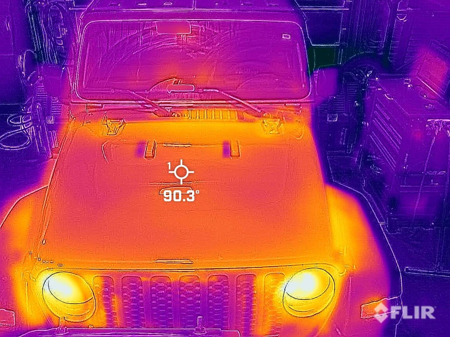 Jeep Wrangler JL TOTL Innovation H.E.R.O. Hood Performance Testing Results (Temperature / Cooling Measurements) TOTL-Hood-Testing_Factory-Hood-Crawl_3