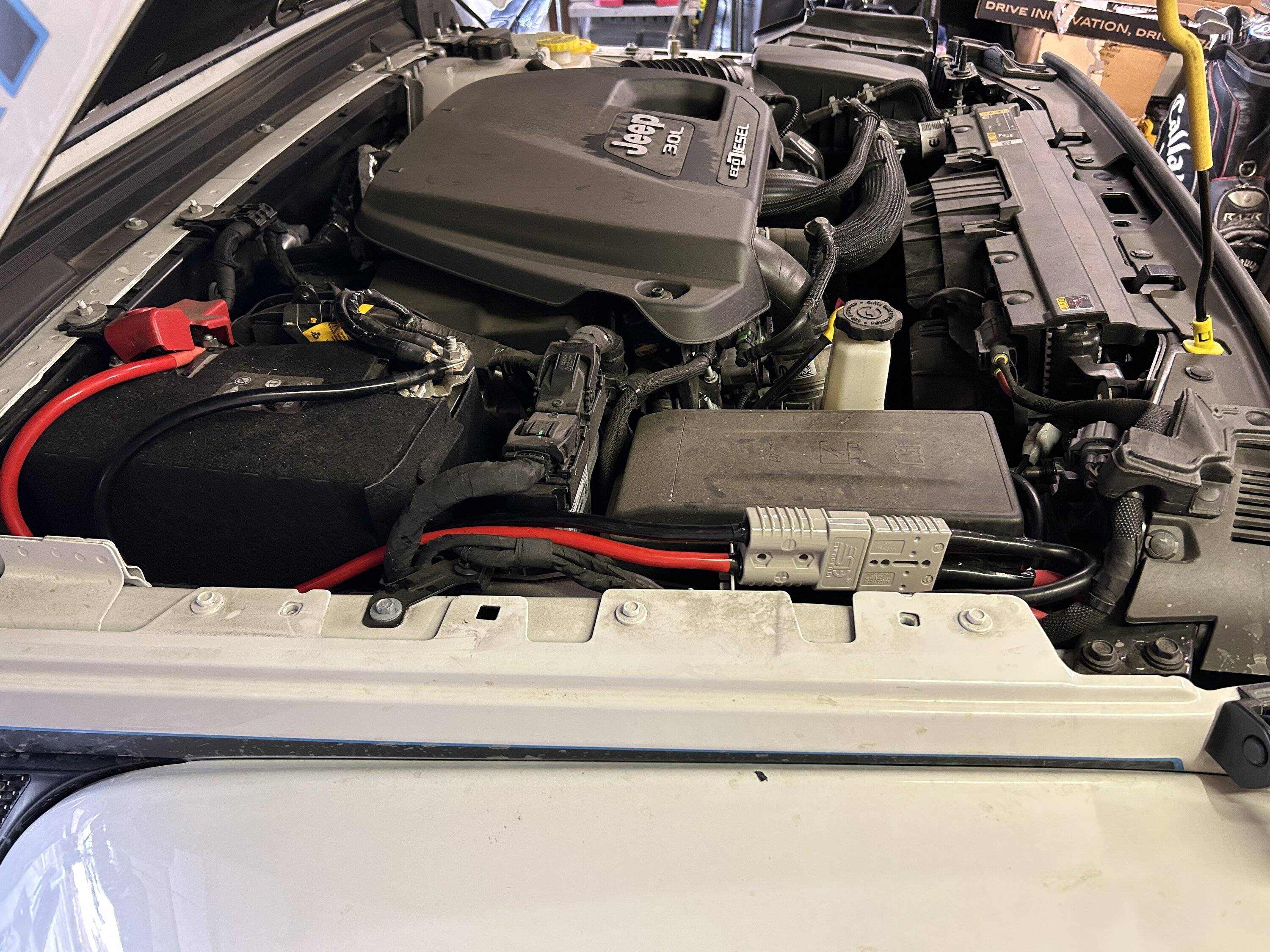 Jeep Wrangler JL Winch Power Cable Wiring with Disconnect IMG_4181