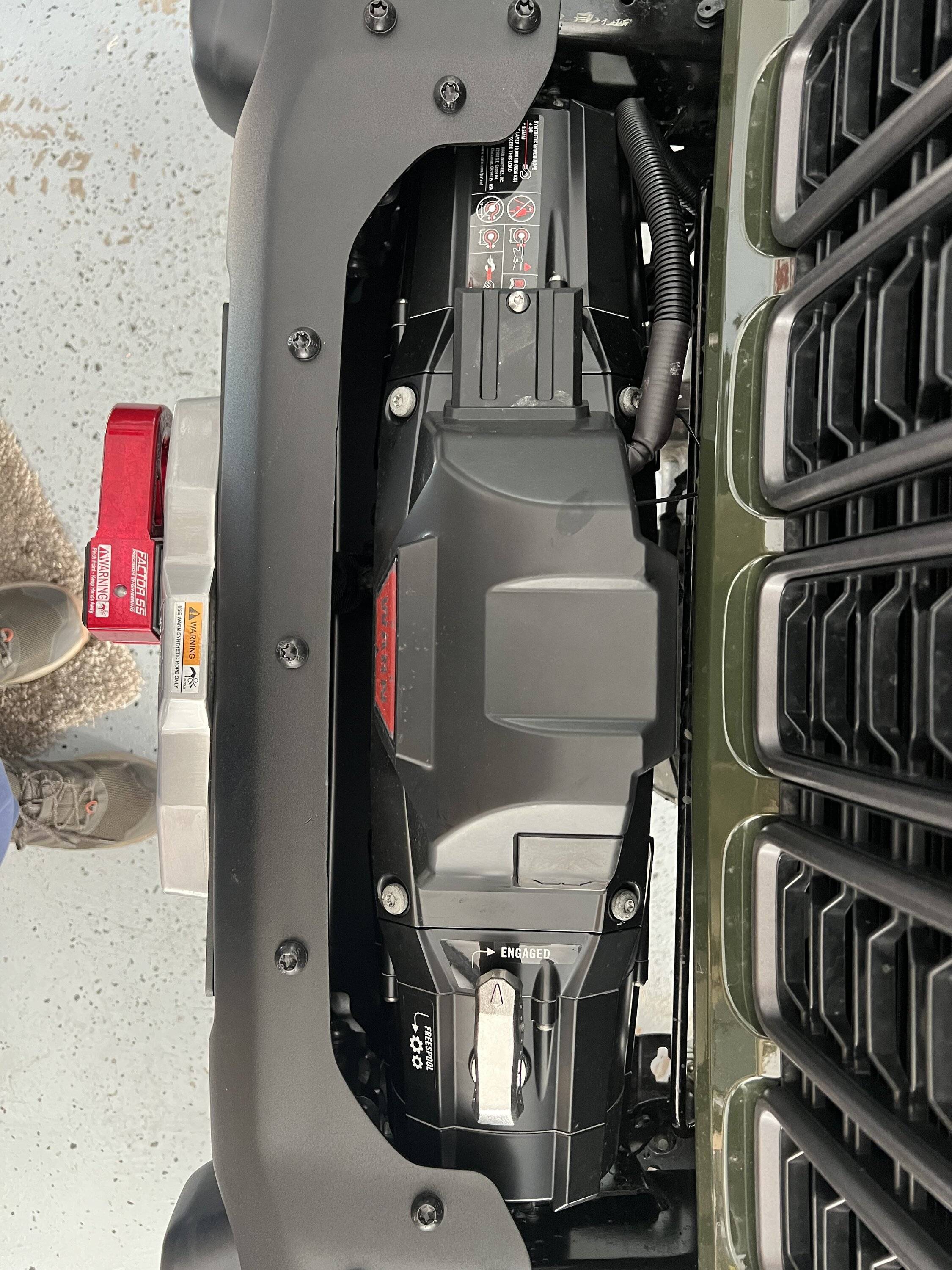 Jeep Wrangler JL Warn Factory Winch vs Warn Supplied Zeon W/ Pics... IMG_5504