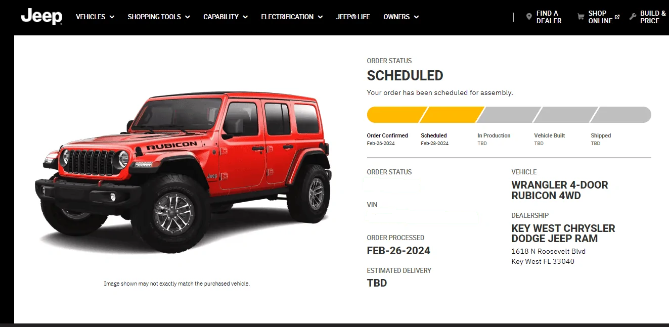 Jeep Wrangler JL 2024 Order Waiting Room 1709316919888