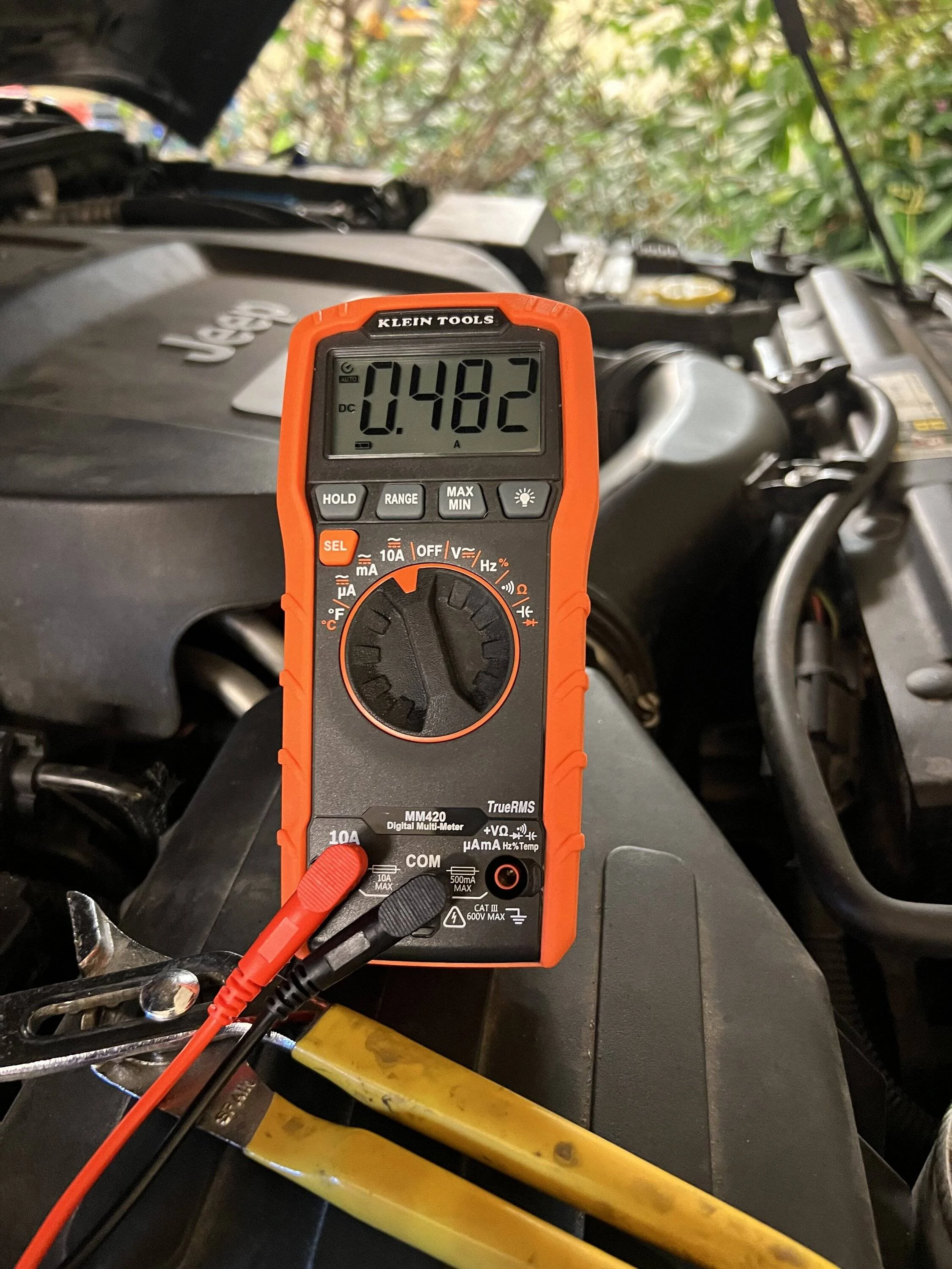 Jeep Wrangler JL Warn Winch 50ma constant draw IMG_7795