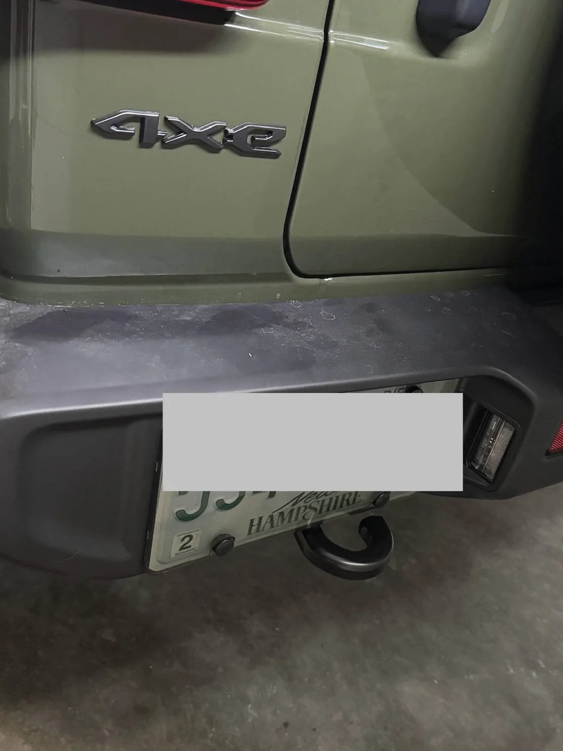 Jeep Wrangler JL Rear tow hook cover IMG_0239