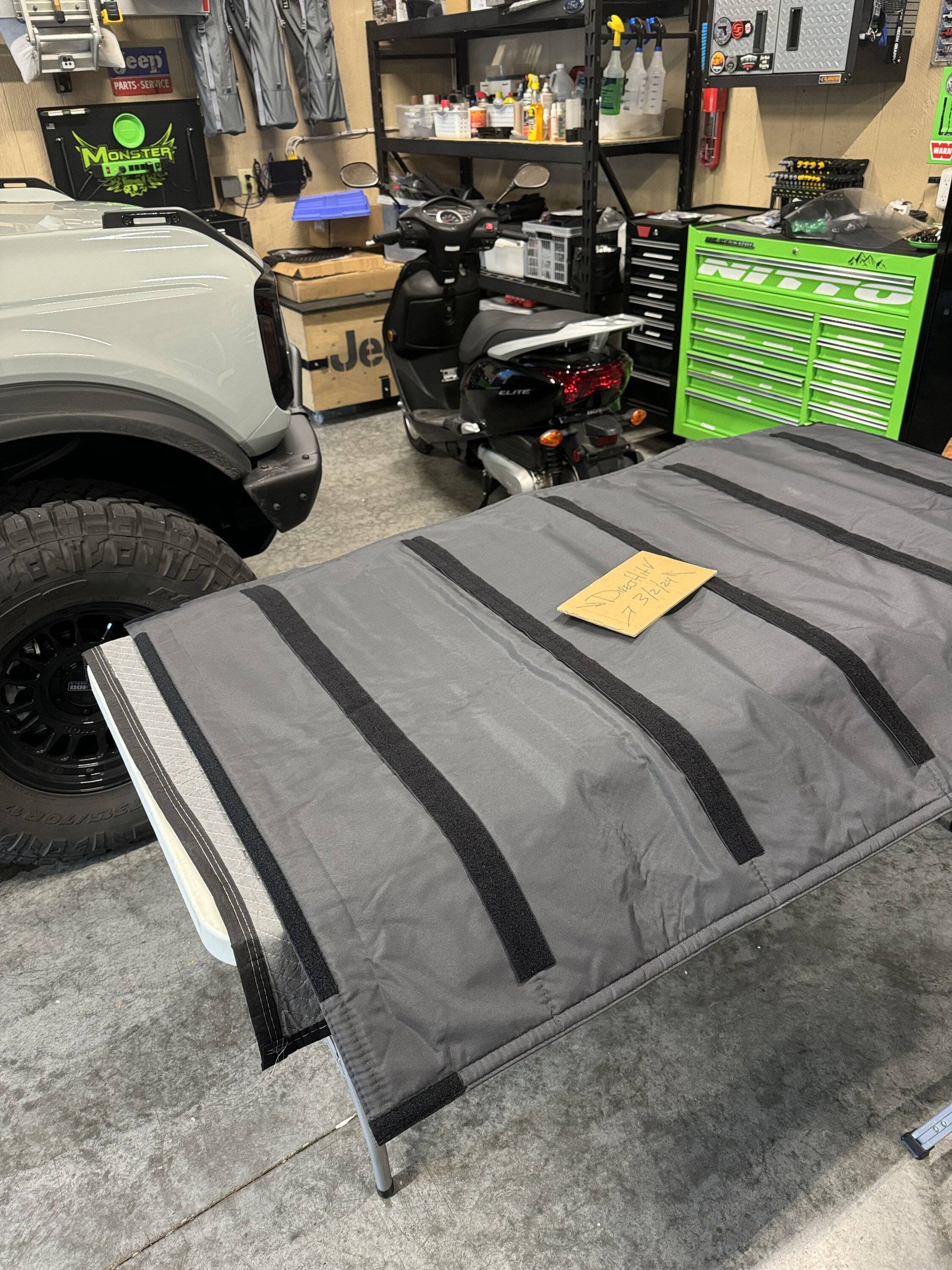 Jeep Wrangler JL Complete Hothead headliner Sky One Touch IMG_1295
