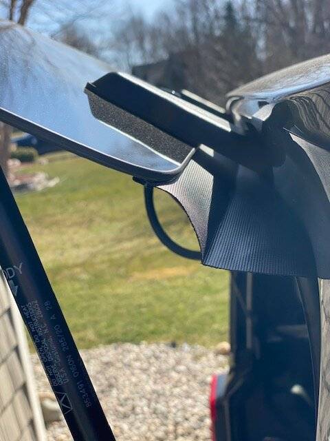 Jeep Wrangler JL Rear window water management when open - What solutions exist window 2