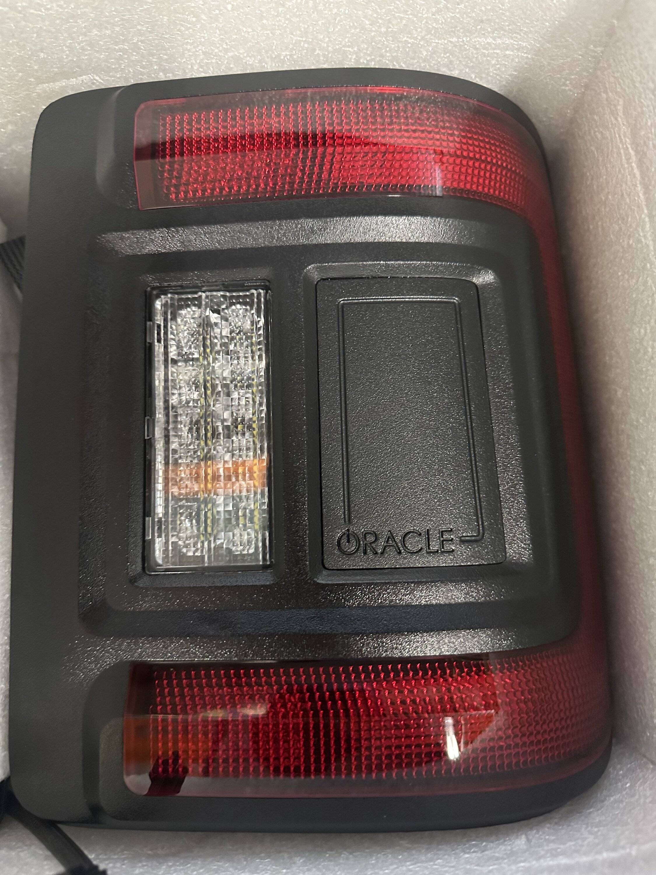 Jeep Wrangler JL Oracle led flush mount tails IMG_7594