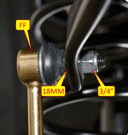 Jeep Wrangler JL MC AntiSway Bar extension links 1709750099802