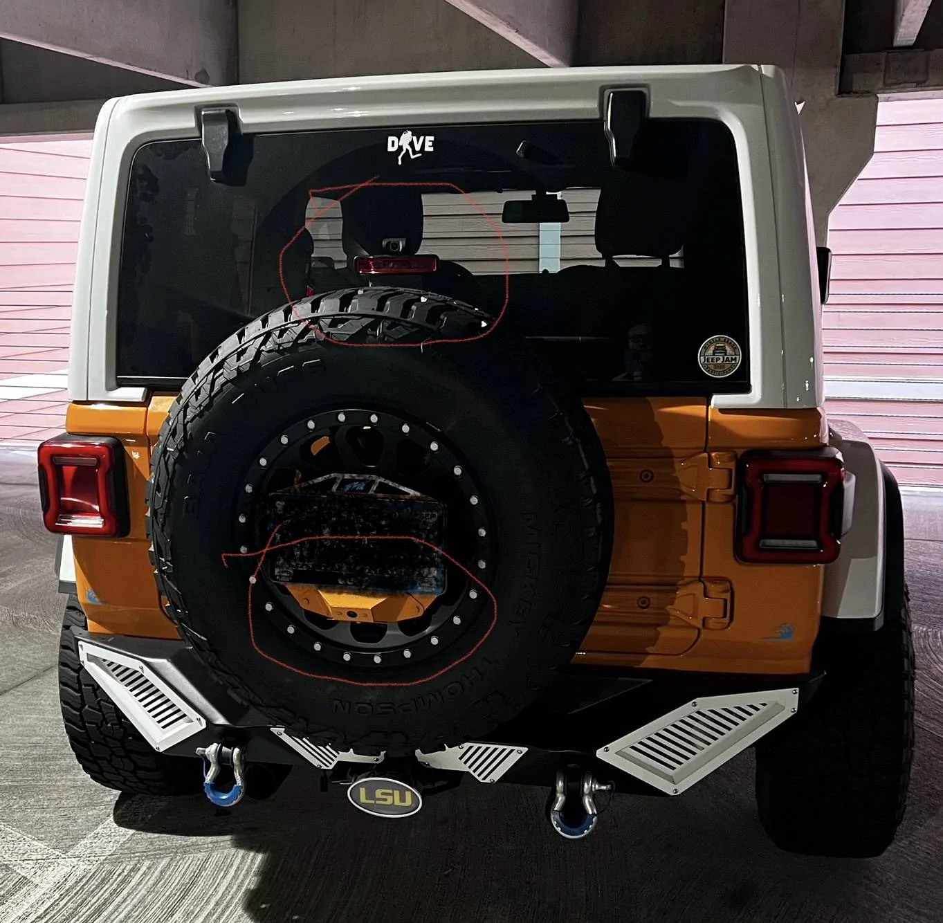 Jeep Wrangler JL Wolfbox (or really any) rear camera installation IMG_0800