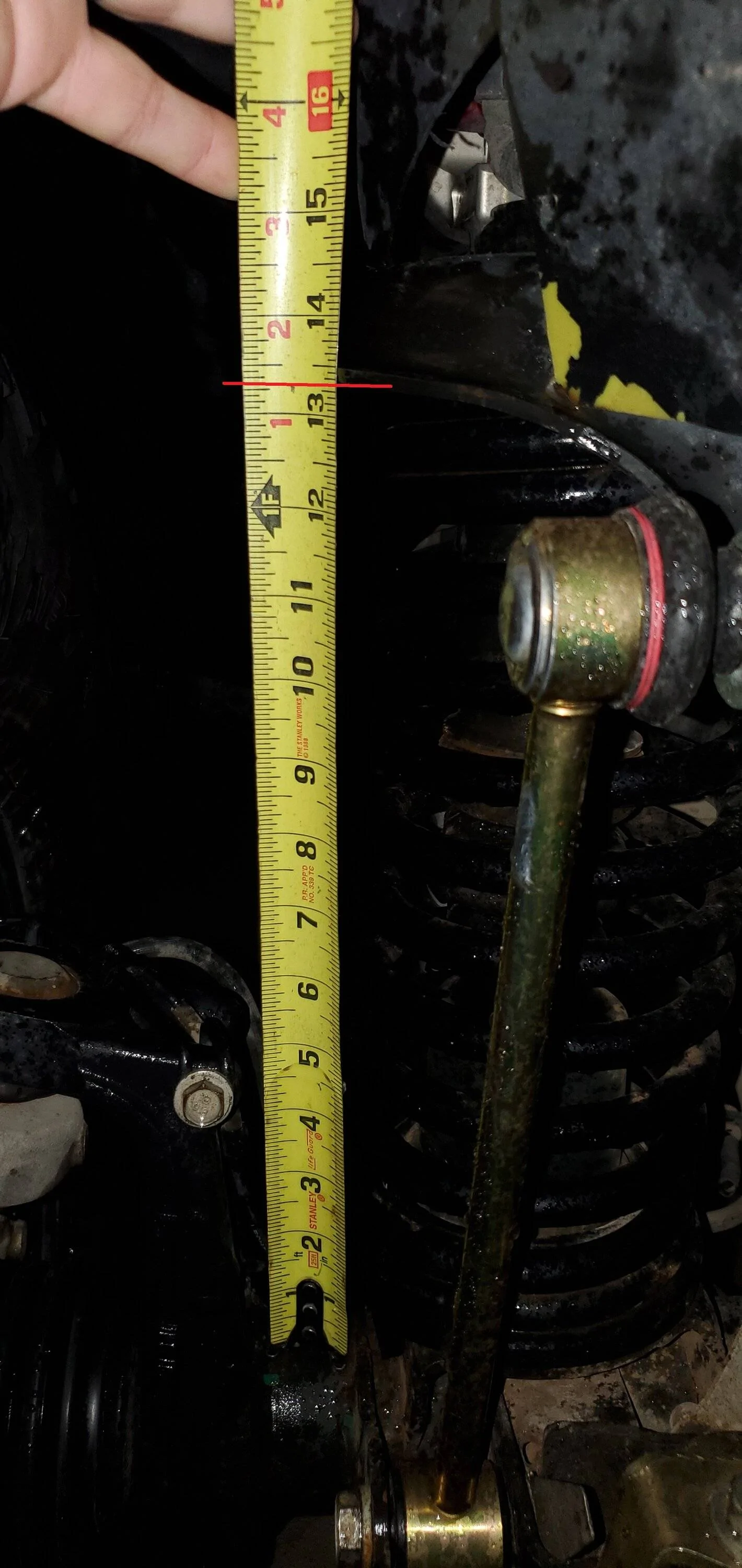 Jeep Wrangler JL MC AntiSway Bar extension links Passenger sping length