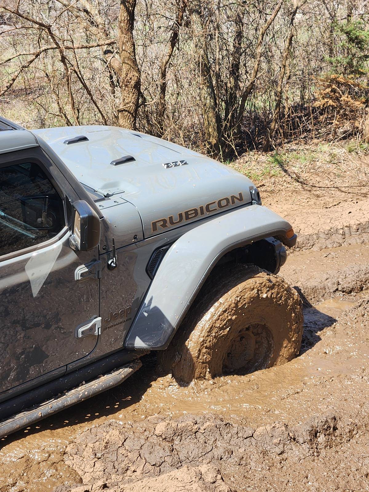 Jeep Wrangler JL Almost made it out of mud pit 20240312_125250