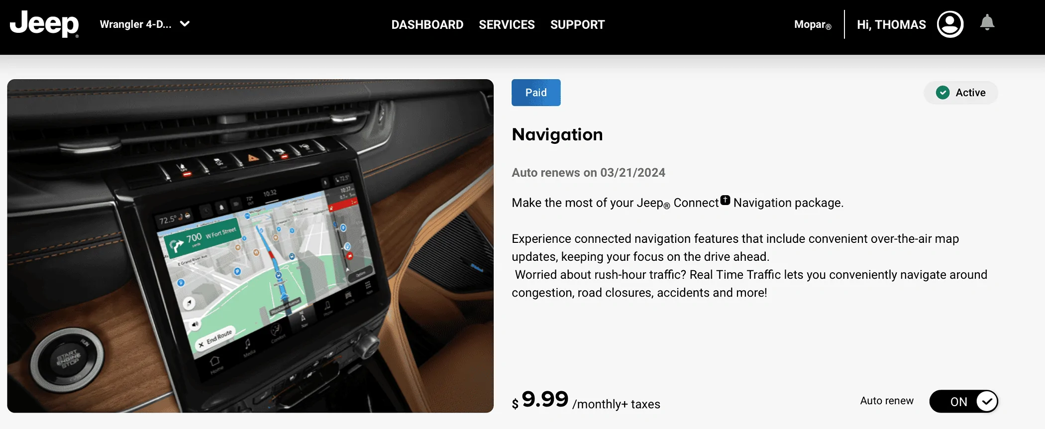 Jeep Wrangler JL Uconnect® Navigation Map Upgrade Offer 1710438121196-s