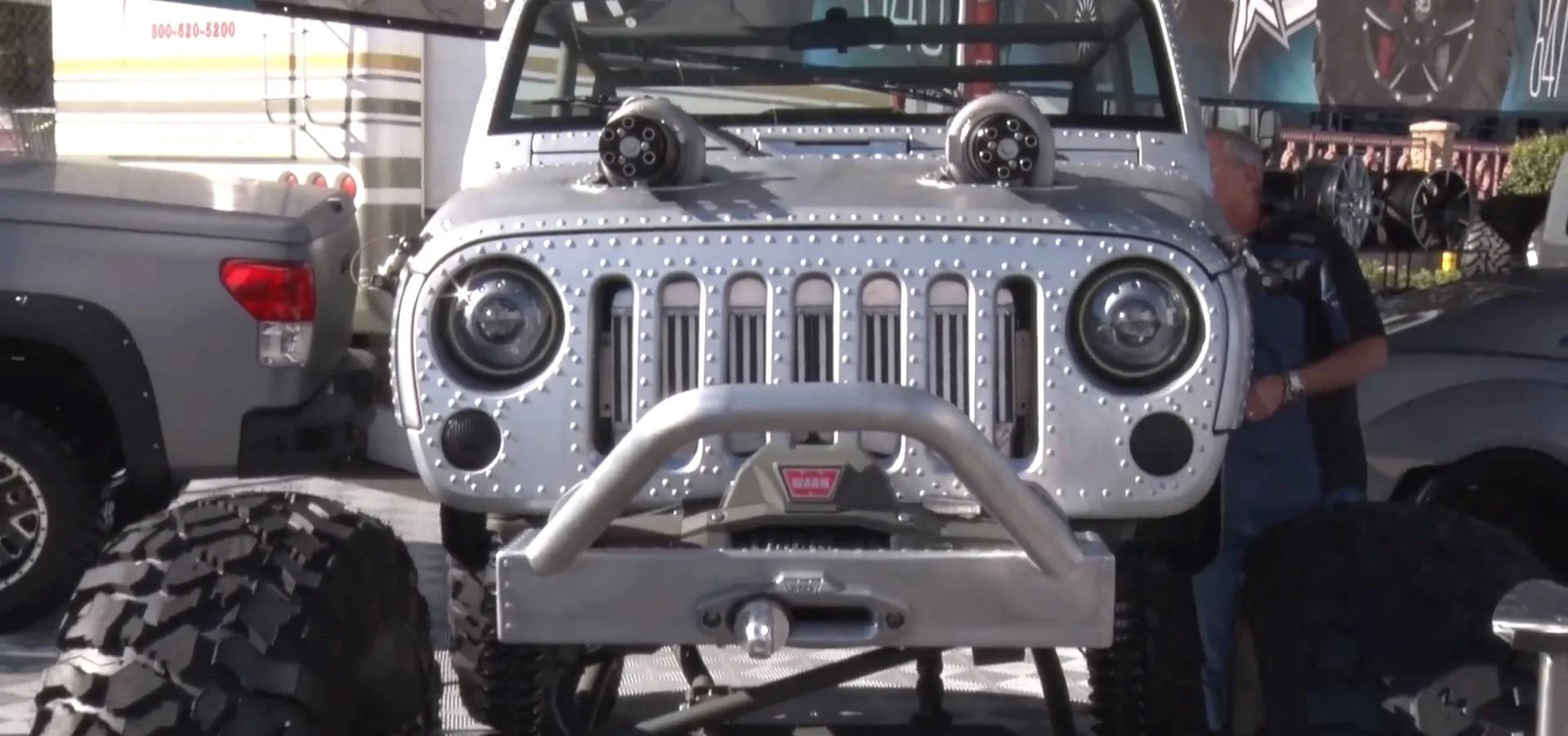 Jeep Wrangler JL Mechwarrior mods wwii-themed-jeep-has-machine-gun-turbos-and-riveted-aluminum-body-video-photo-gallery-89562_1