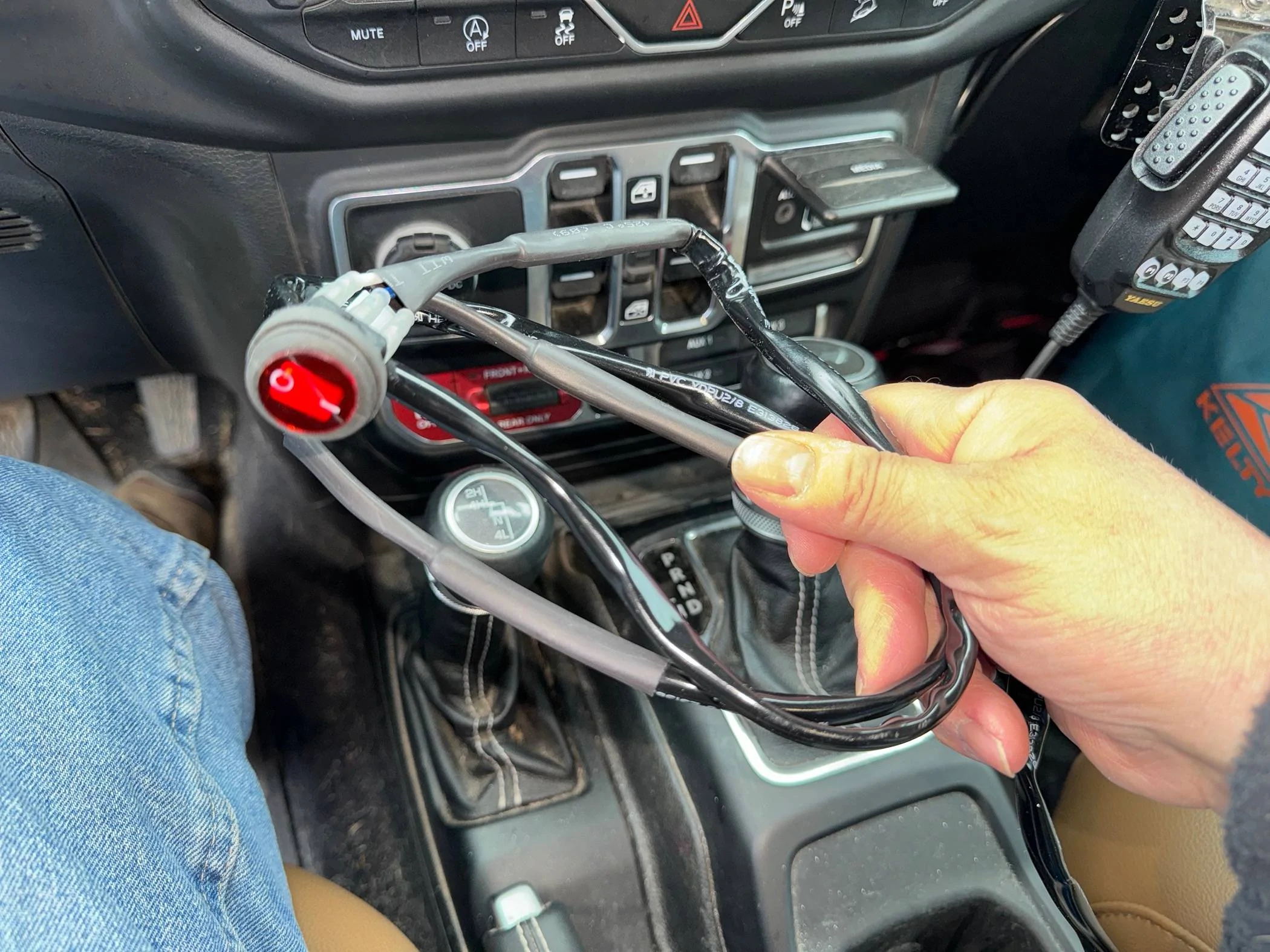 Jeep Wrangler JL New Harbor Freight RoadShock led Pod lights IMG_8798
