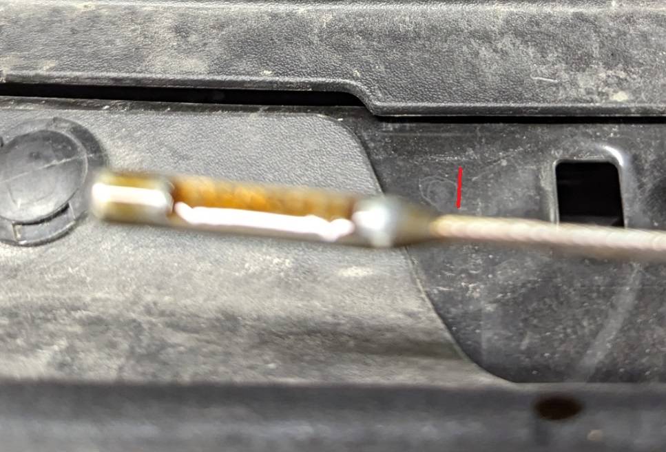 Jeep Wrangler JL oil too full Jeep-36-dipstick