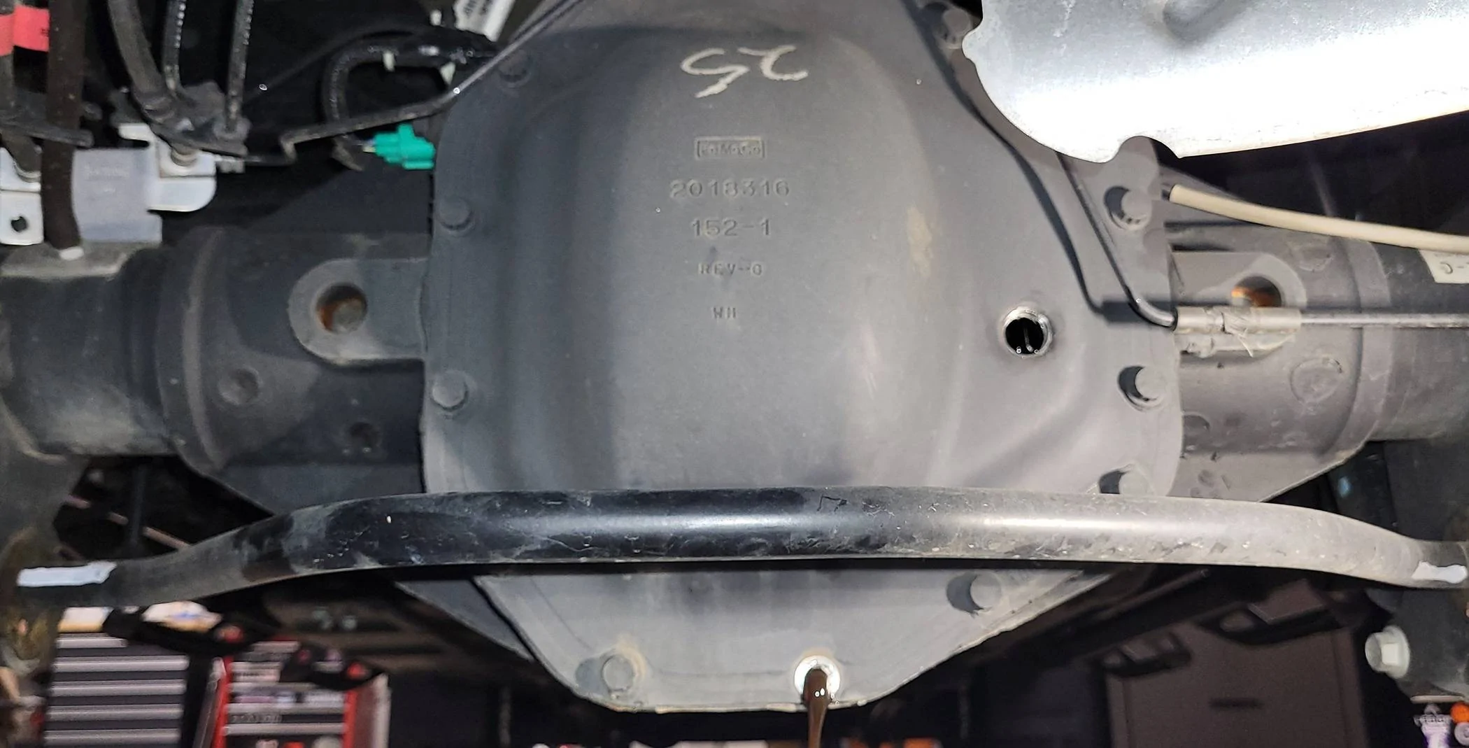 Jeep Wrangler JL Differential oil change 20240326_120053