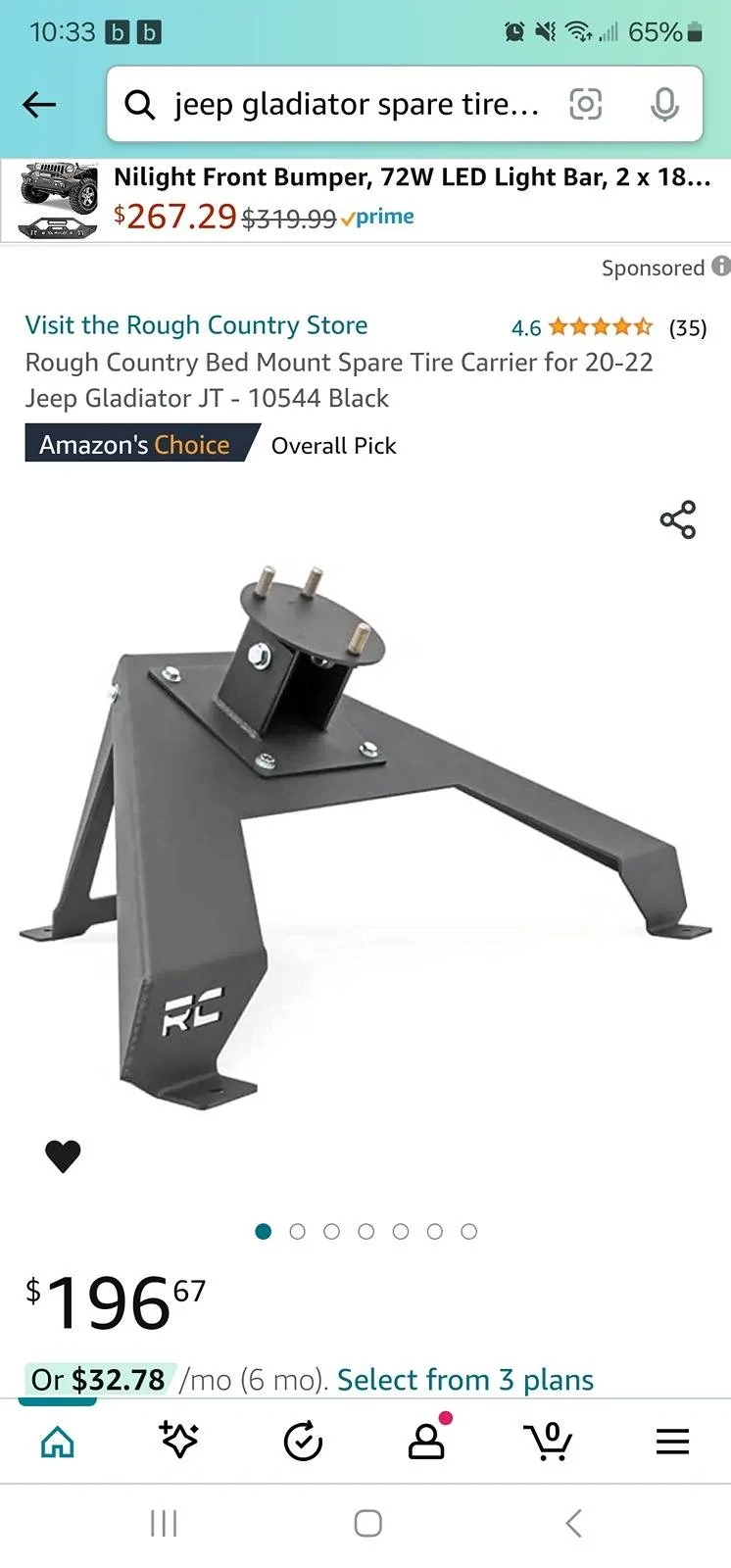 Jeep Wrangler JL 2024 Rubicon JLU Build Screenshot_20240328_223339_Amazon Shopping