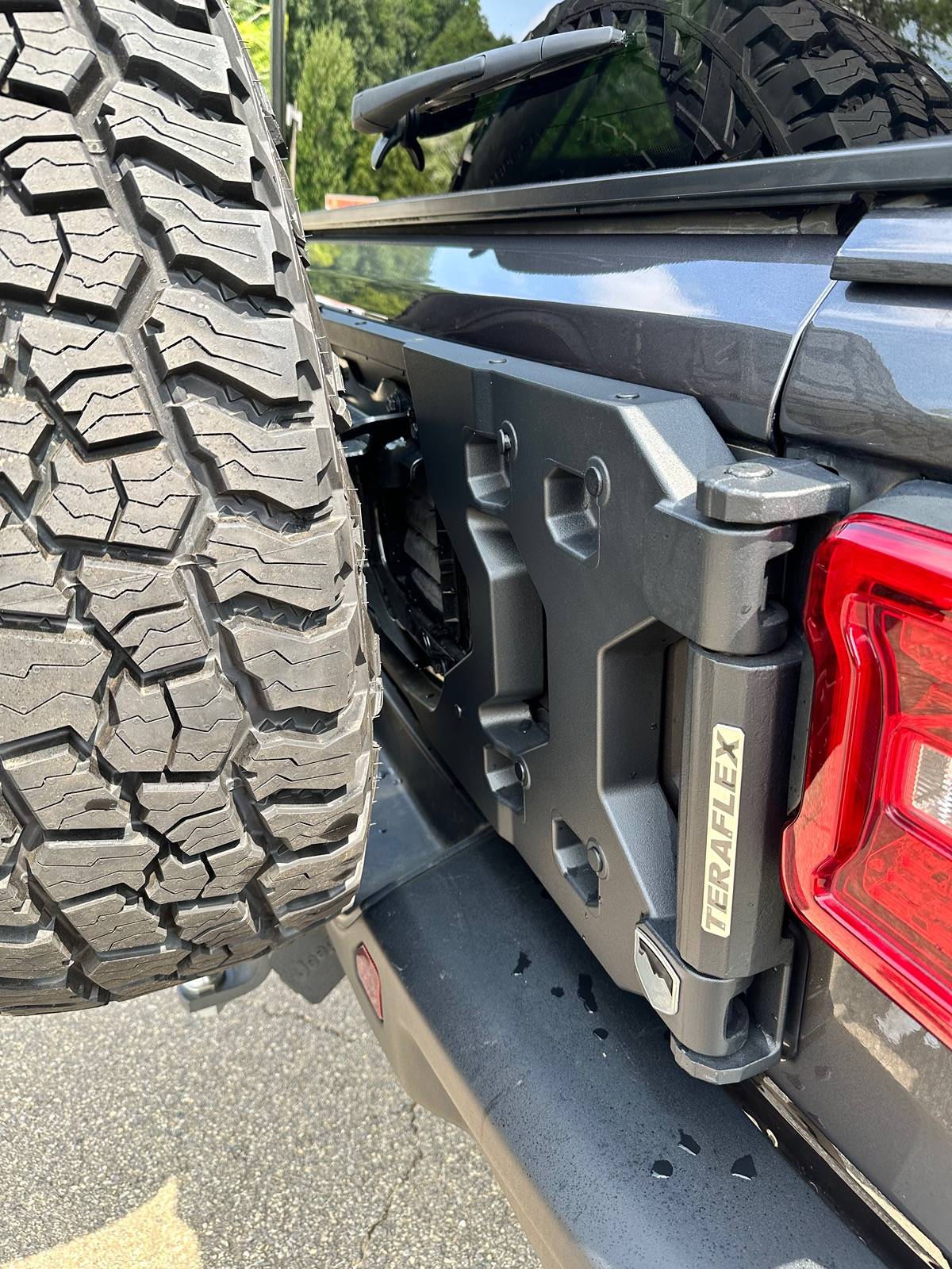 Jeep Wrangler JL Tail Gate Reinforcement IMG_8007