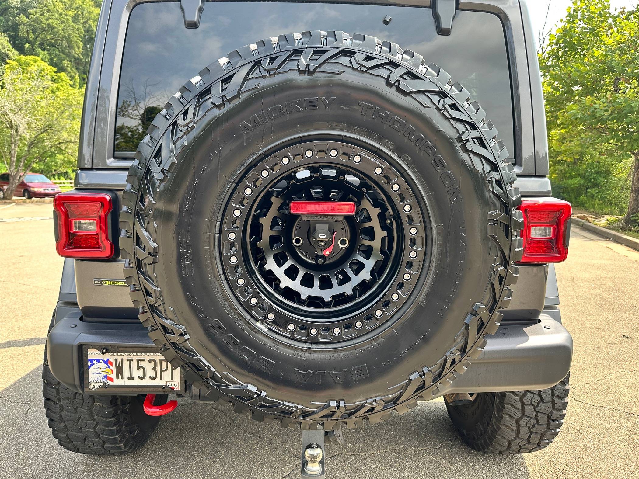 Jeep Wrangler JL Tail Gate Reinforcement IMG_8009