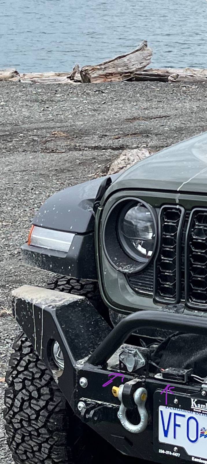 Jeep Wrangler JL Flat towing Harness location IMG_6750