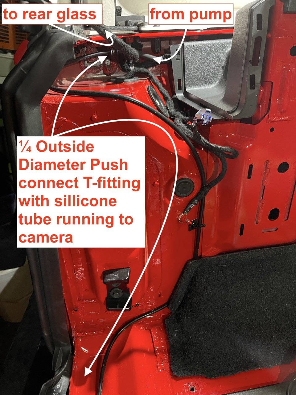 Jeep Wrangler JL Rear View Camera Washer Nozzle idea IMG_0545