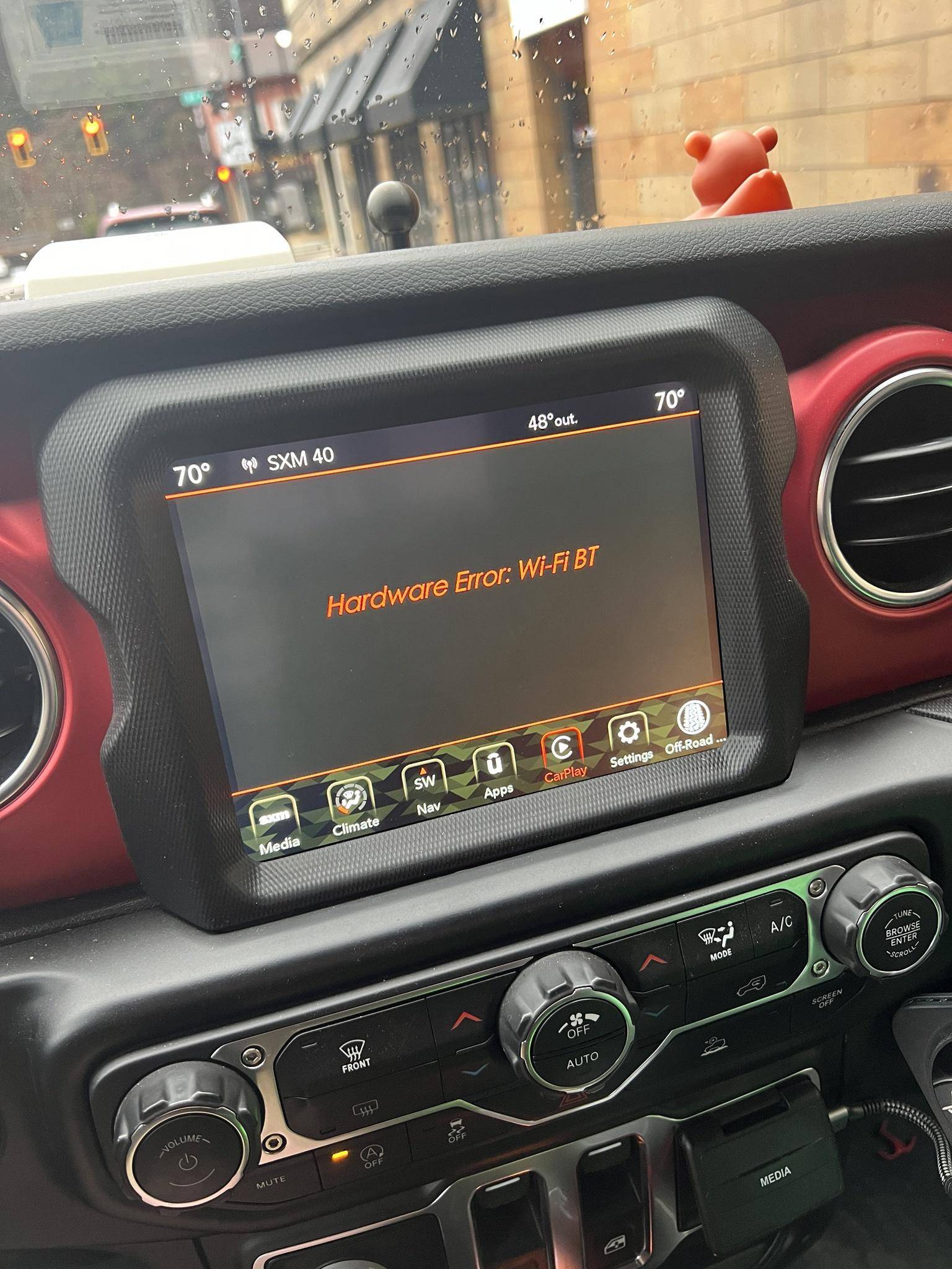 Jeep Wrangler JL Weird Error On Radio Xvw13mJ