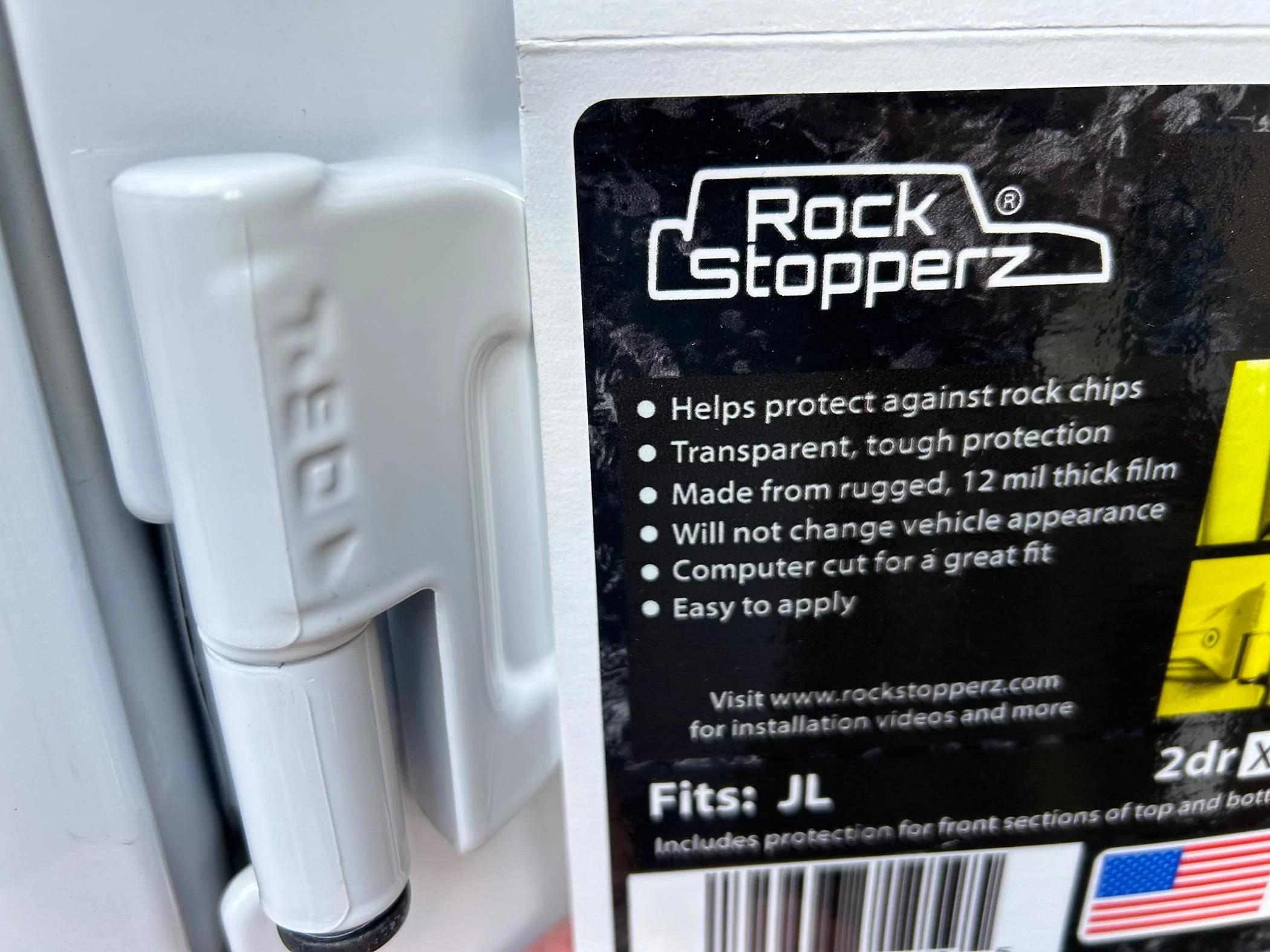 Jeep Wrangler JL Door Hinge Rock Chip Protection IMG_3439