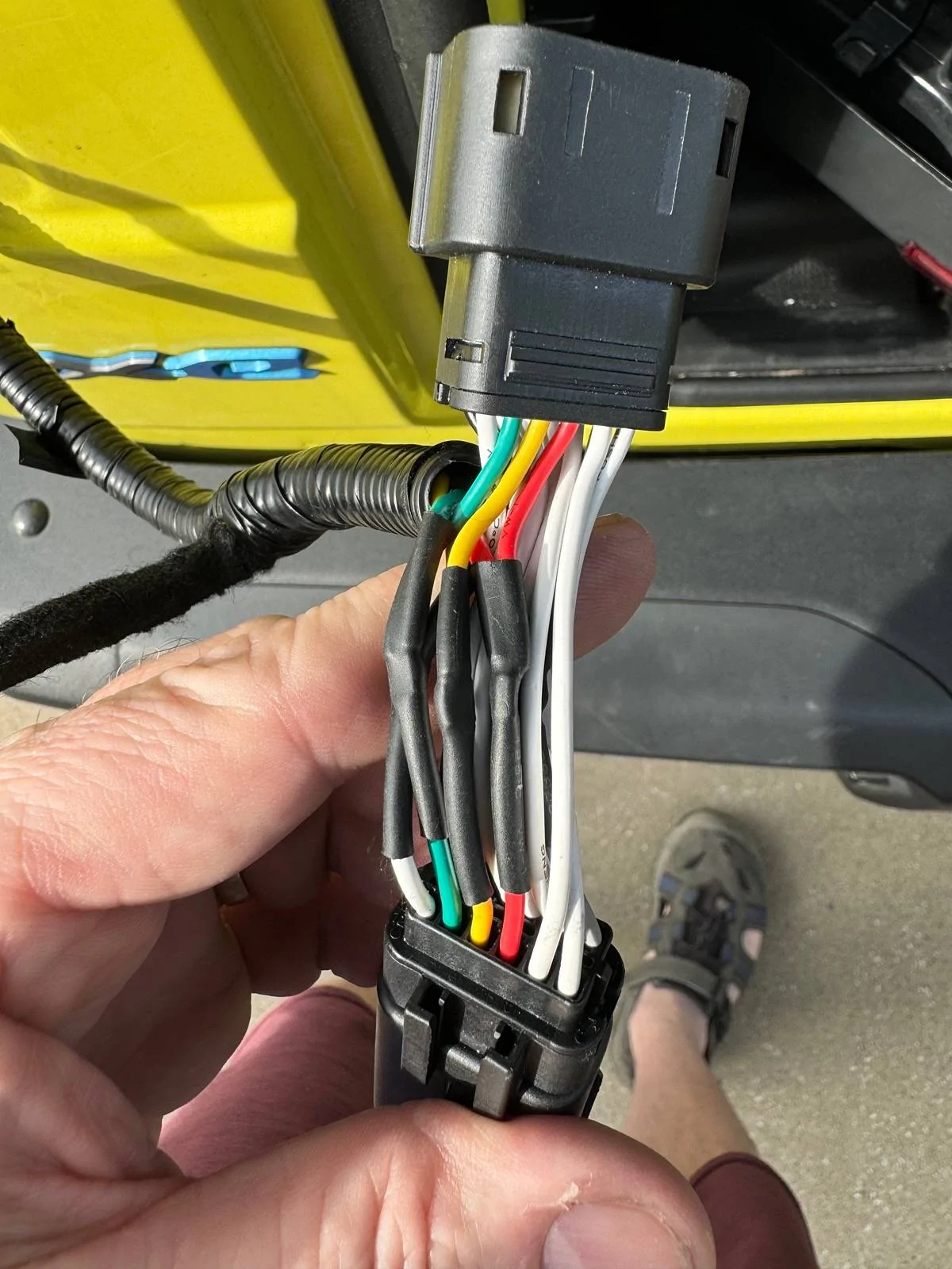 Jeep Wrangler JL BSD harness problems (Blind Spot) can't see left sensor? IMG_1506