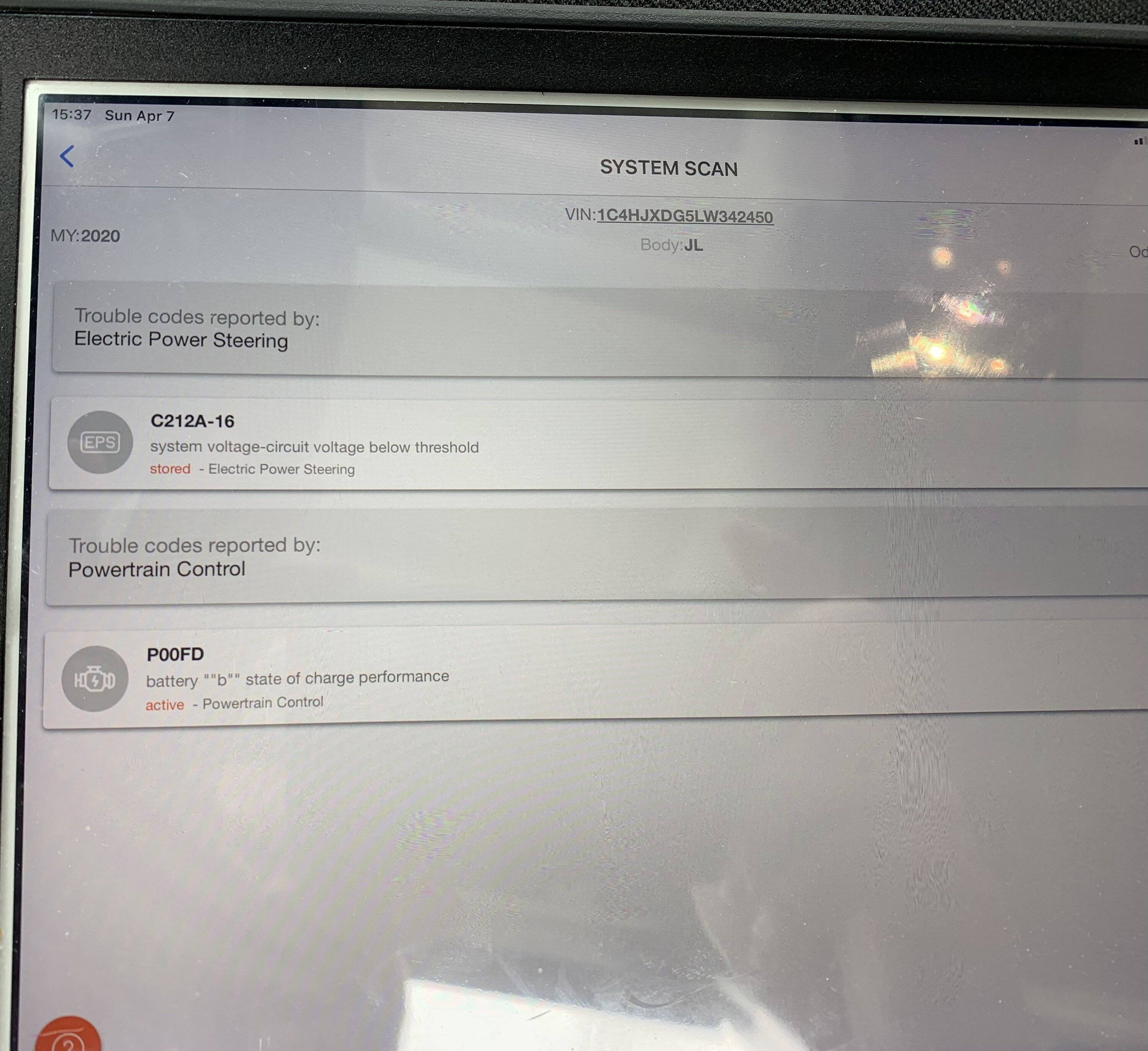Jeep Wrangler JL Service Start/Stop System IMG_8977