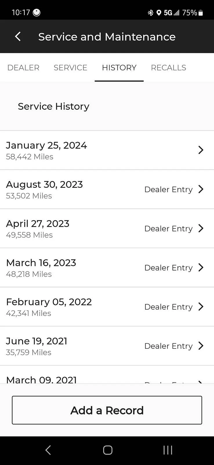 Jeep Wrangler JL Oil change prices in canada Screenshot_20240410_101724_J