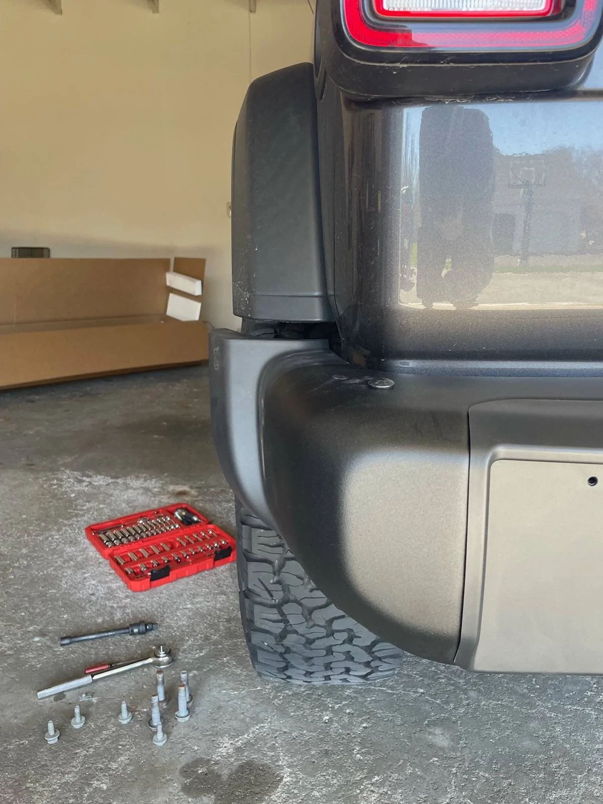 Jeep Wrangler JL Willy's JLU Bumper upgrade size issue image0