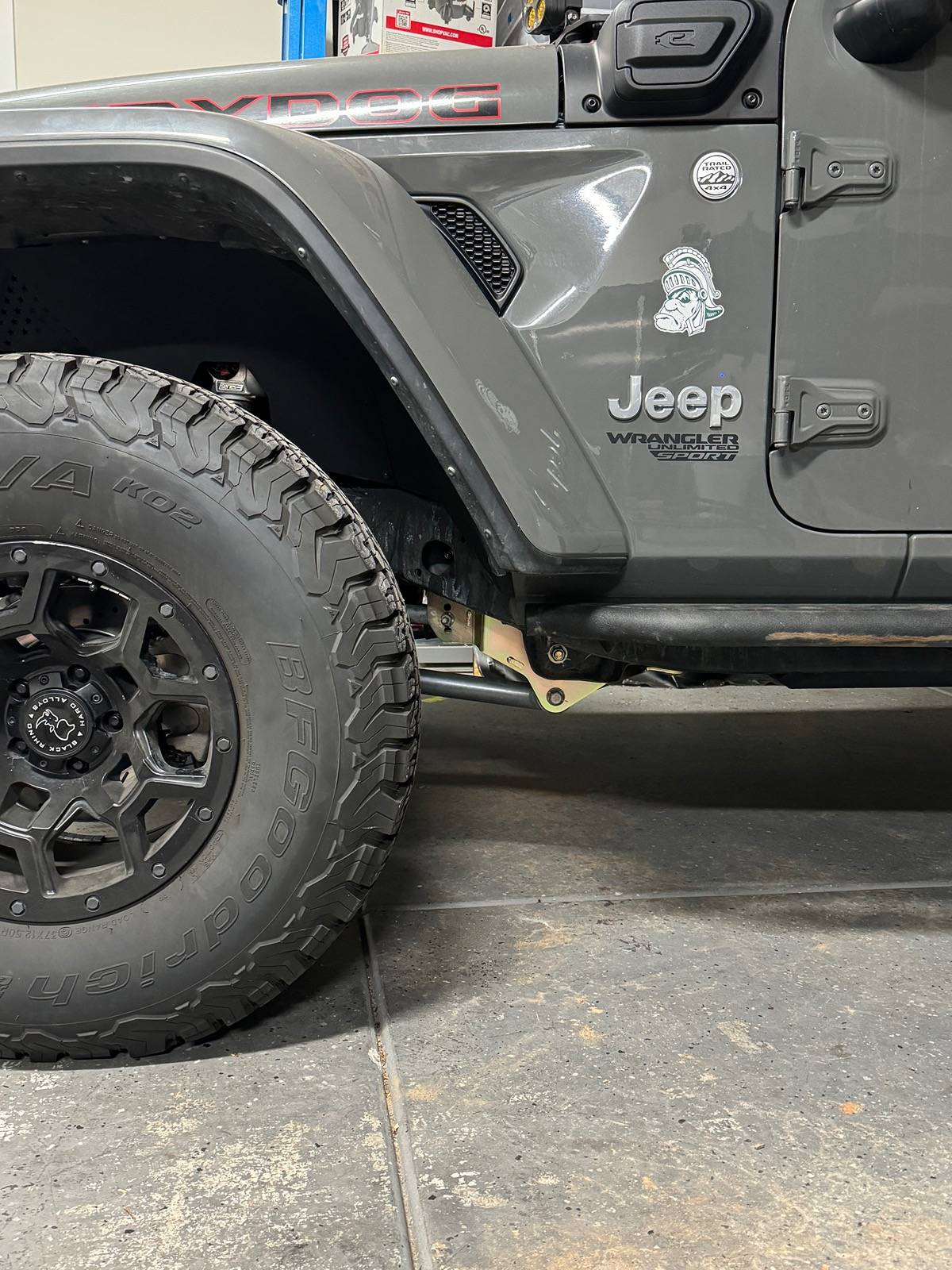 Jeep Wrangler JL Installed the Metalcloak HD Control Arm Pro'lignment Kit IMG_6399