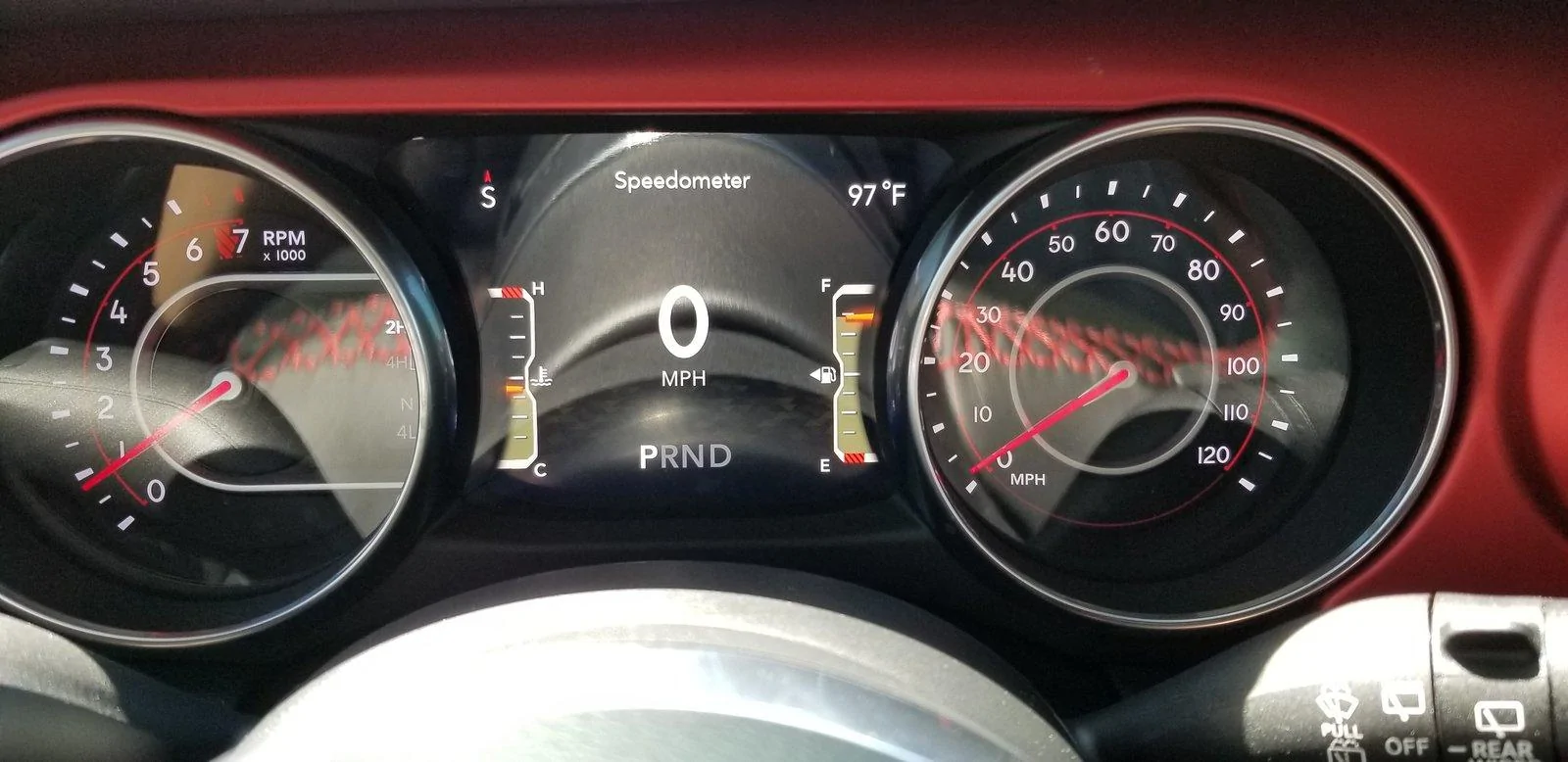 Jeep Wrangler JL Analog/Digital speedo error 20180910_110324