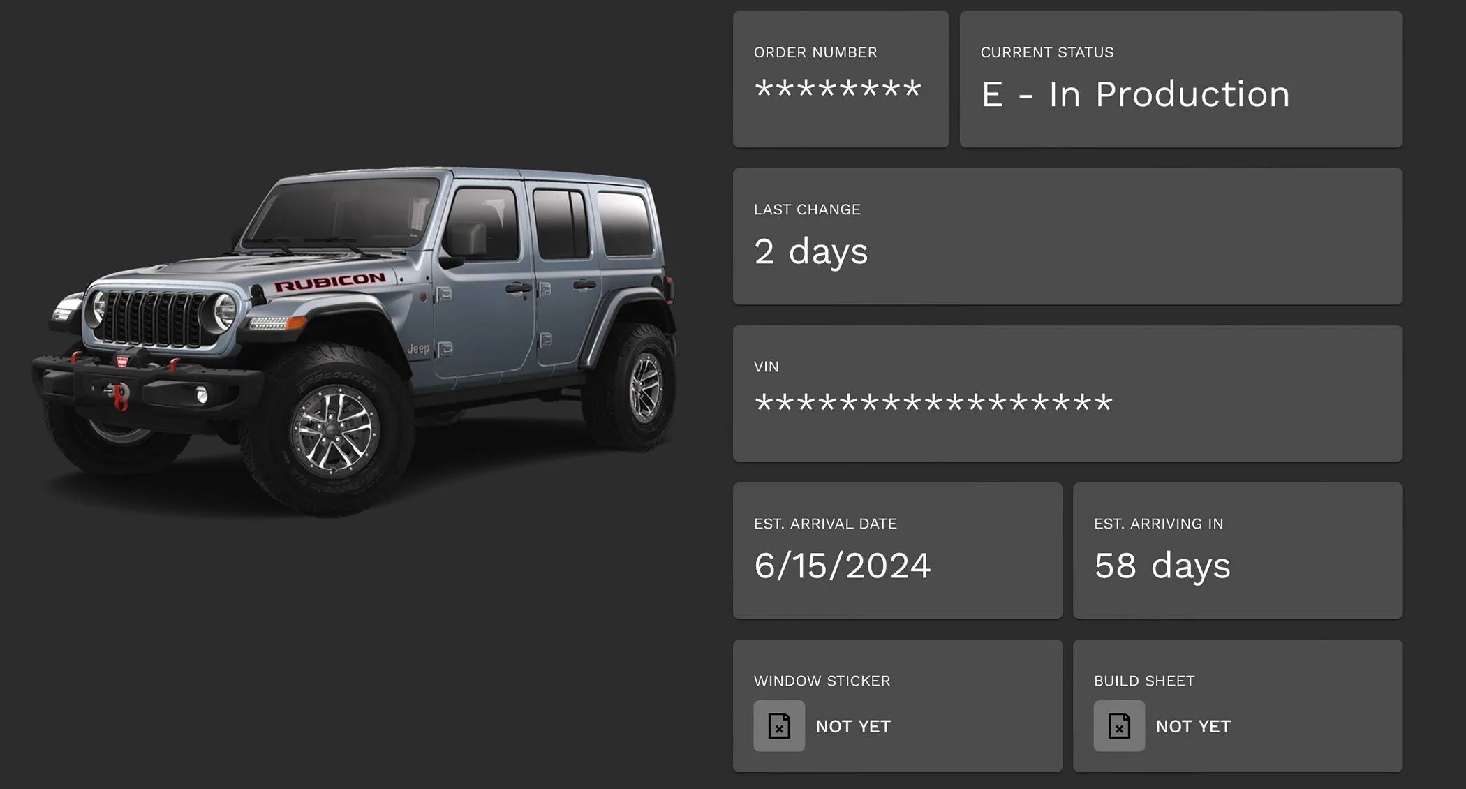 Jeep Wrangler JL 2024 Order Waiting Room IMG_0639