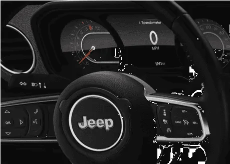 Jeep Wrangler JL Gauge Cluster difference between 2024 trim levels Saharah dash