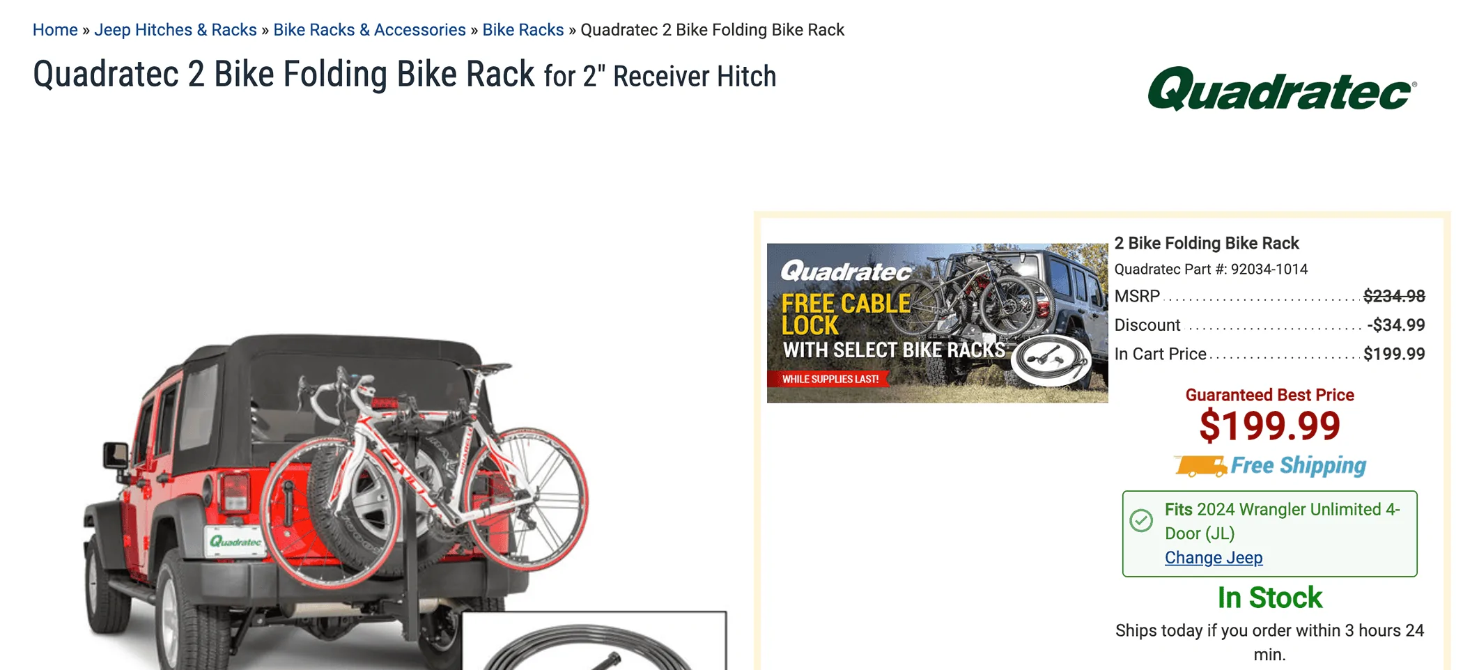 Jeep Wrangler JL Bike rack for 2 door? 1713454587078-ao