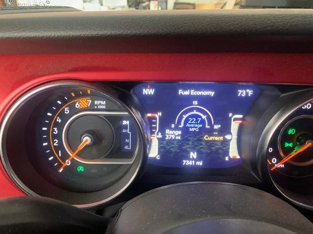 Jeep Wrangler JL 3.6 Trash MPG Mileage Rubicon