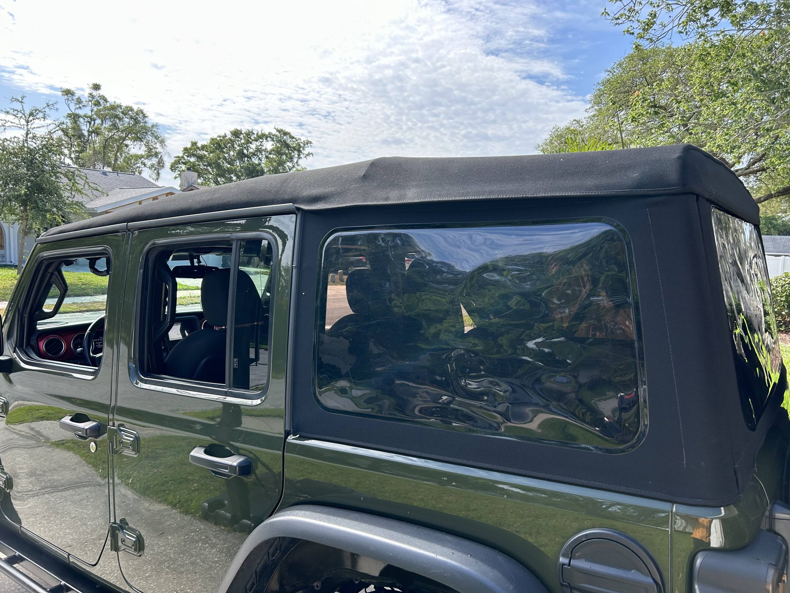 Jeep Wrangler JL JLU Premium Twill Soft Top $750 IMG_1575