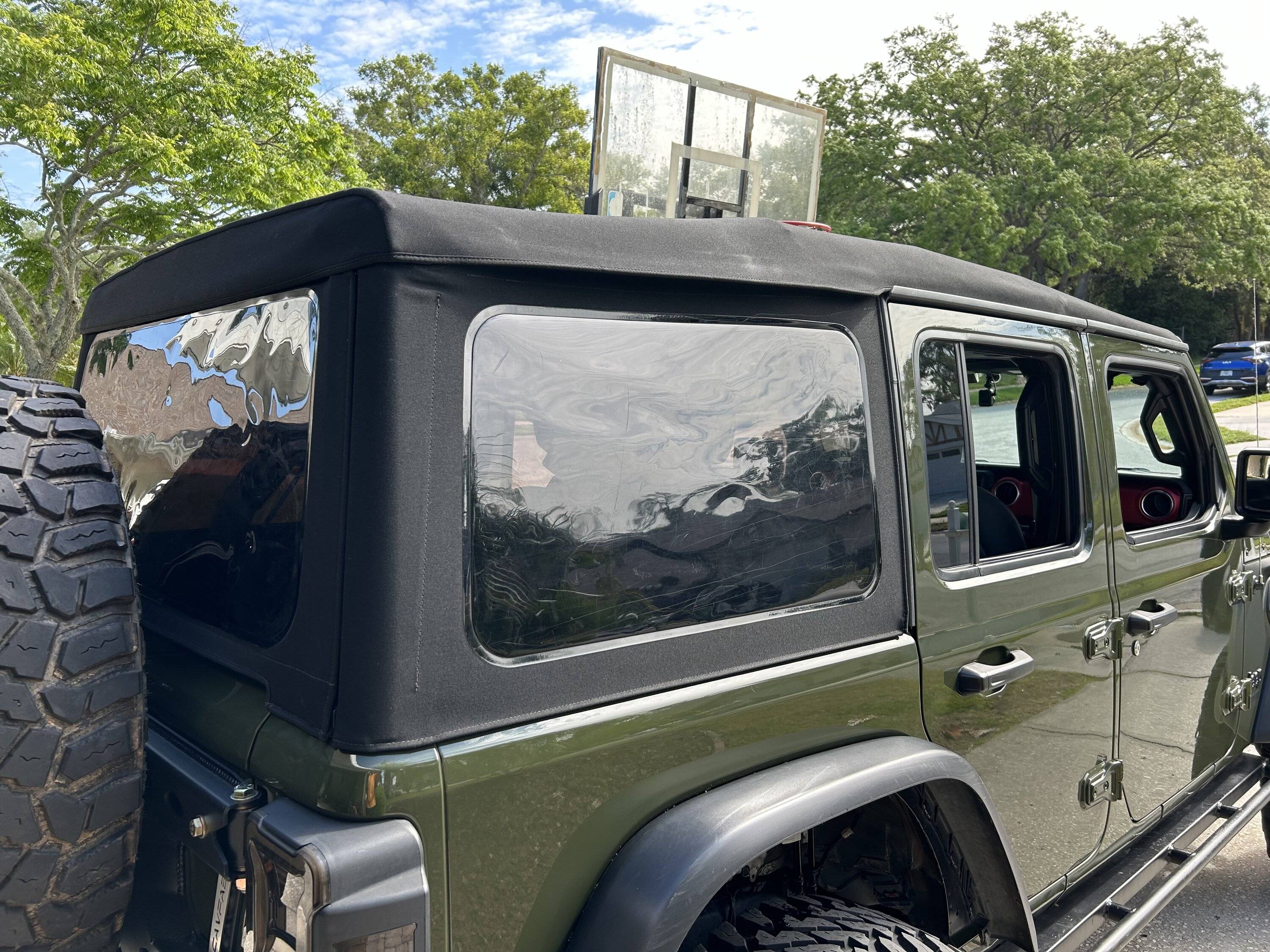 Jeep Wrangler JL JLU Premium Twill Soft Top $750 IMG_1573