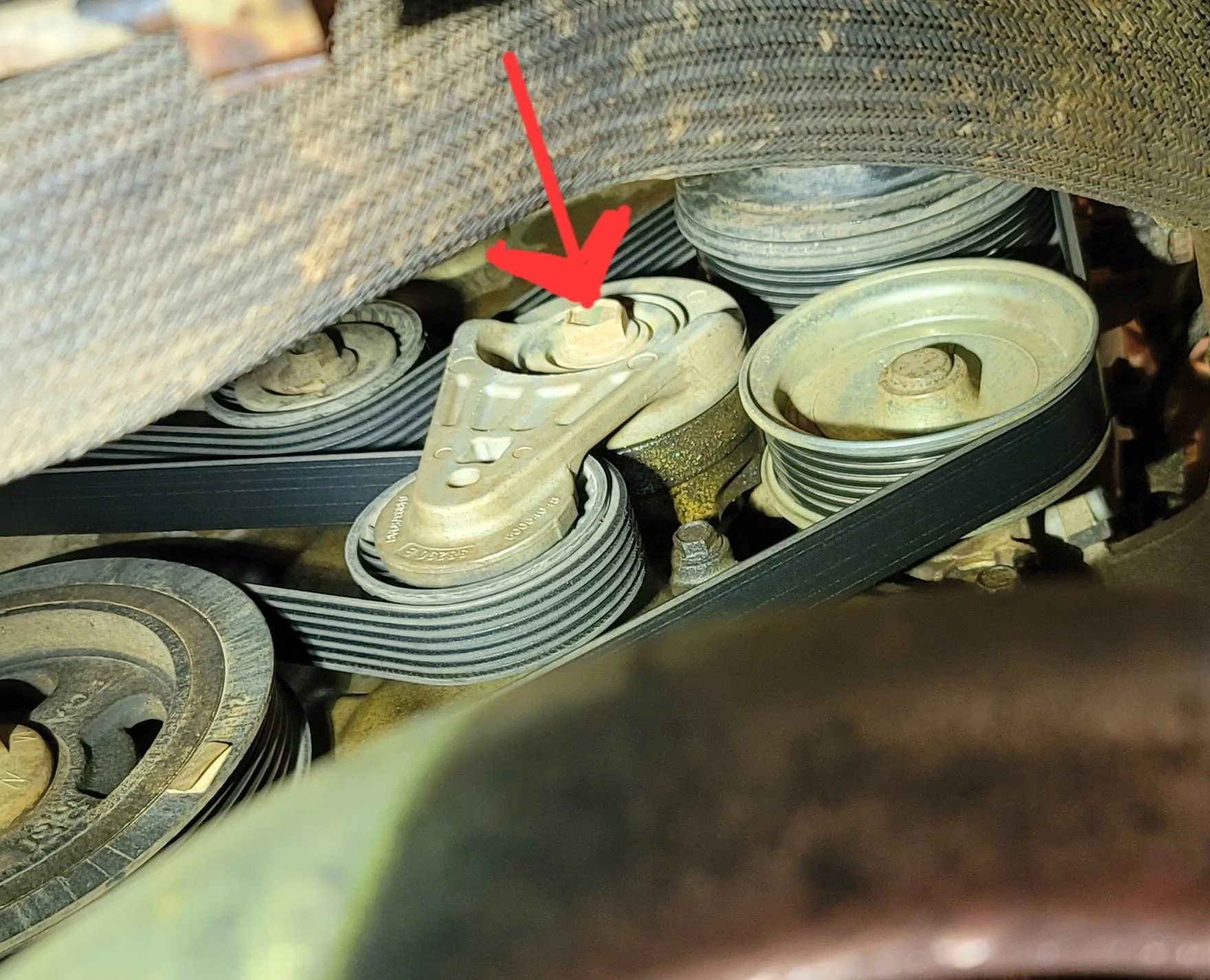 Jeep Wrangler JL Leak from around idler pulley? 20240424_164847