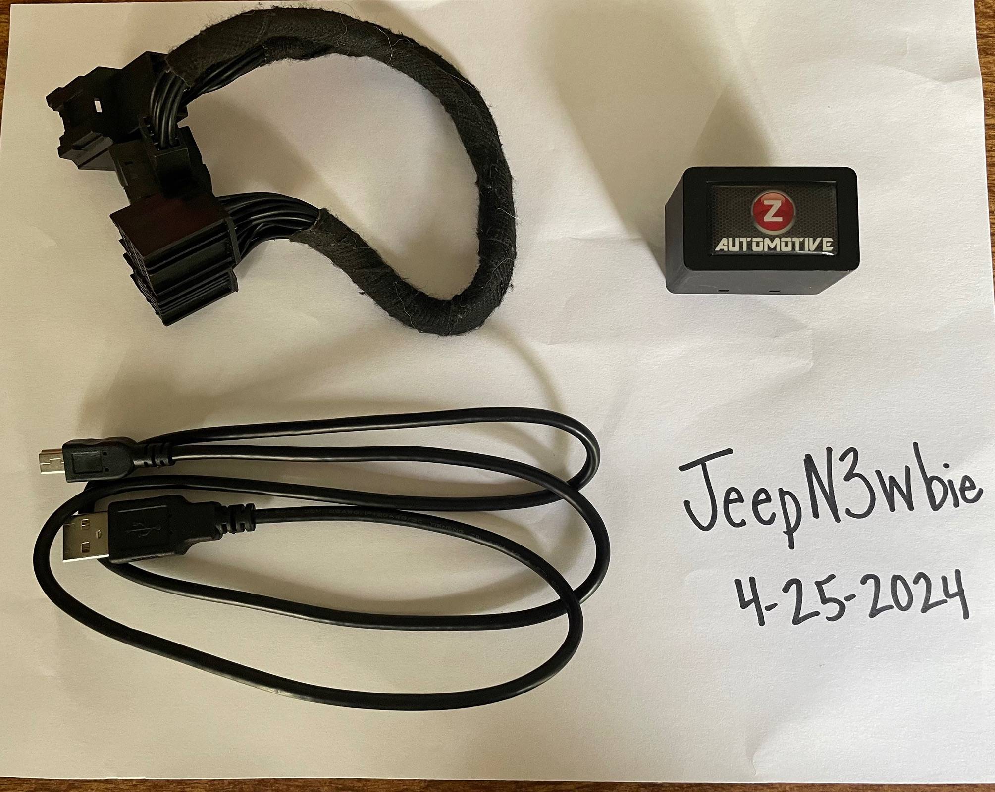 Jeep Wrangler JL SOLD: Tazer JL MINI with cable extension tempImageD0z2yl