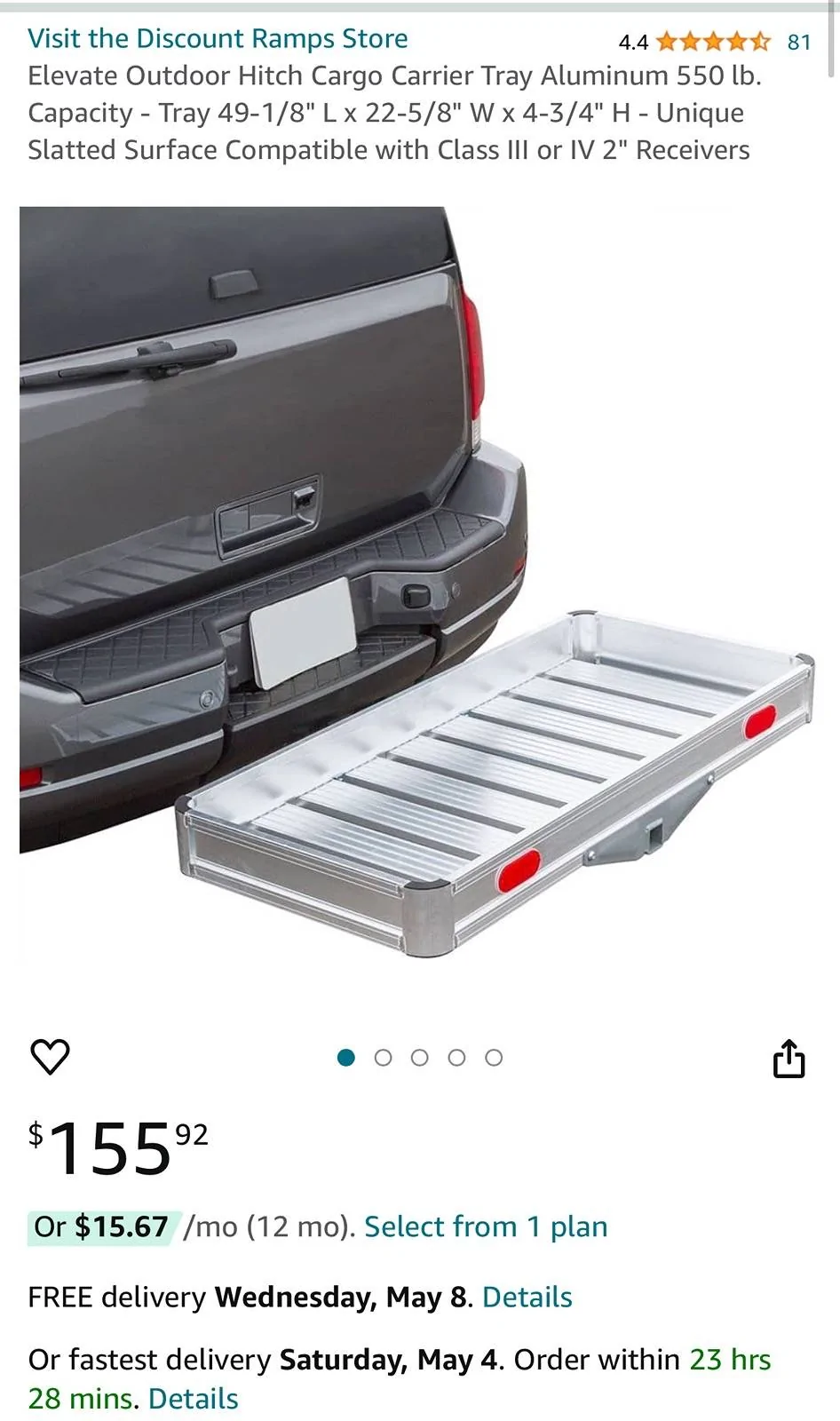 Jeep Wrangler JL Hitch mounted cargo carrier recommendations IMG_9612