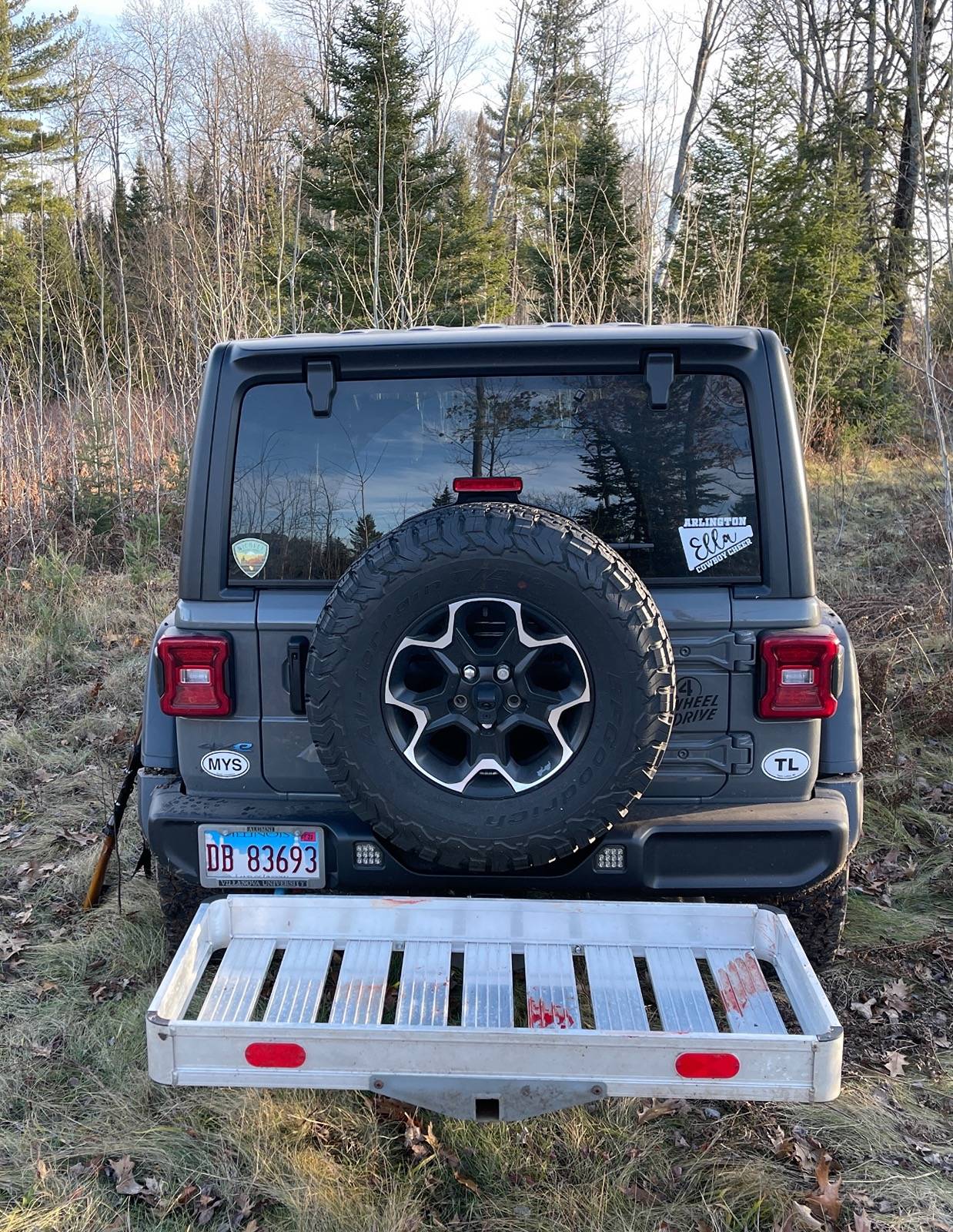 Jeep Wrangler JL Hitch mounted cargo carrier recommendations IMG_9611