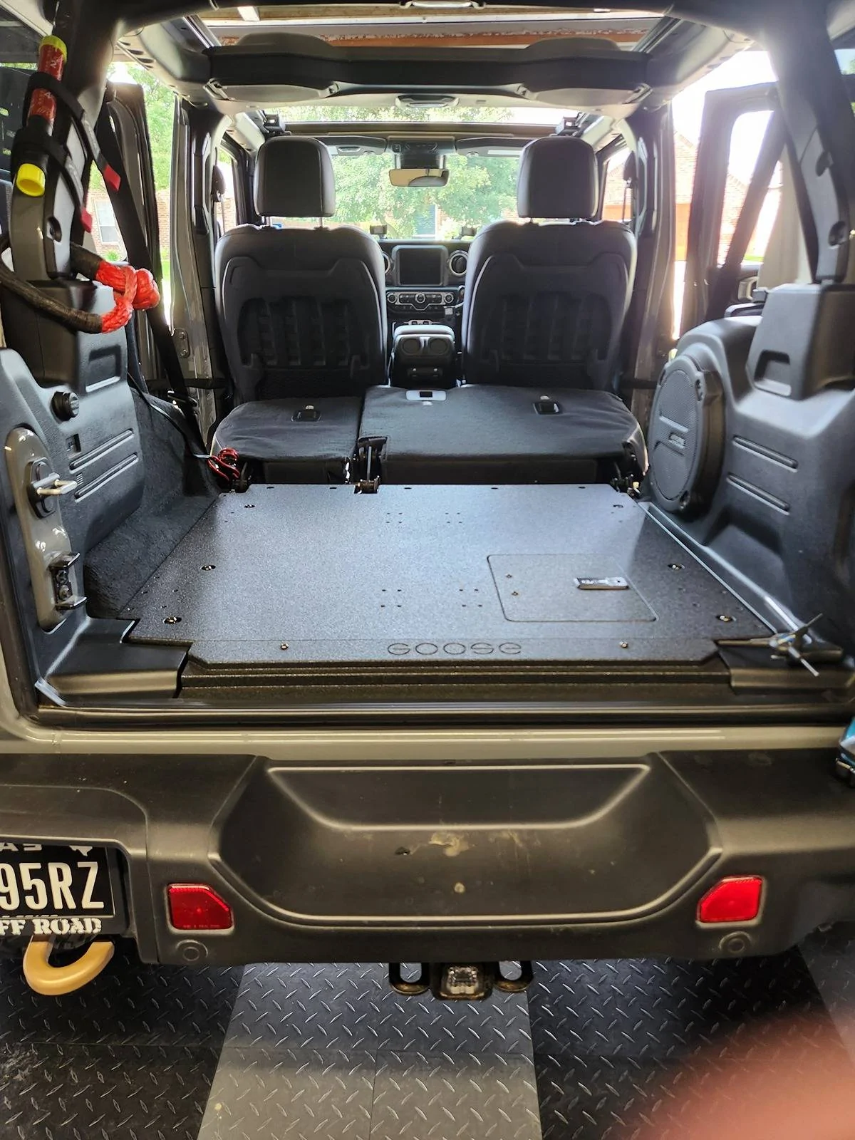 Jeep Wrangler JL Goose Gear Cargo Plate Arrived & Installed 20240502_103527