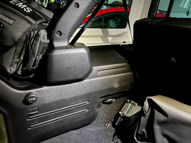 Jeep Wrangler JL 2024 driver's side wheel well plastic cover IMG_4102